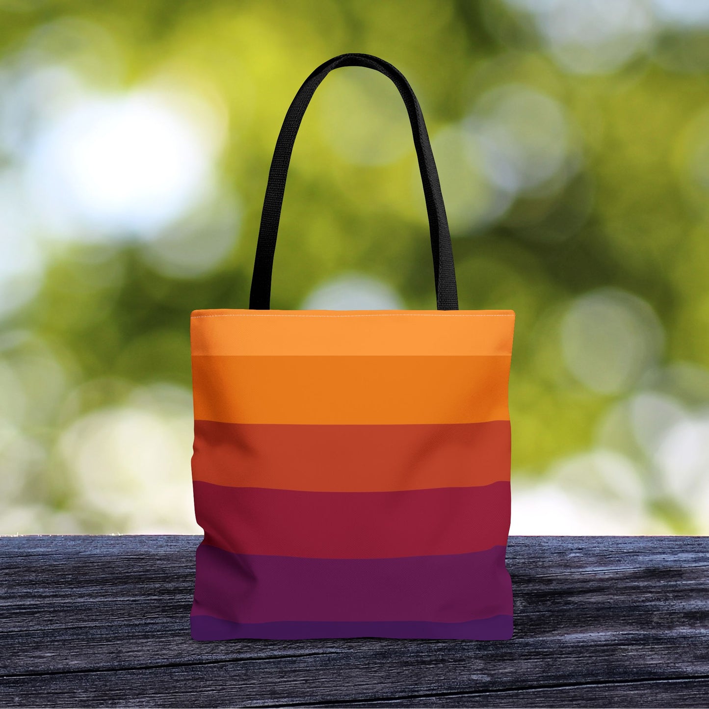 Geometric Art Tote Bag – 3 sizes | Bold lines. Vivid color. Retro with a modern twist.