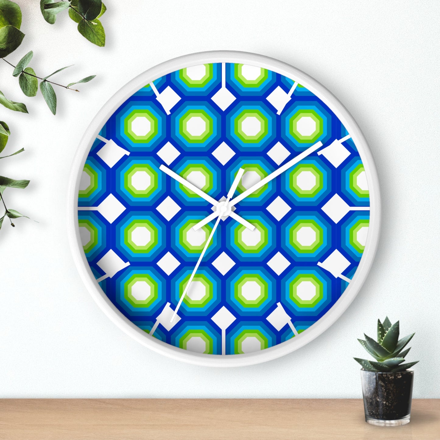Geometric Art Wall Clock | Bold, Modern, and Right on Time