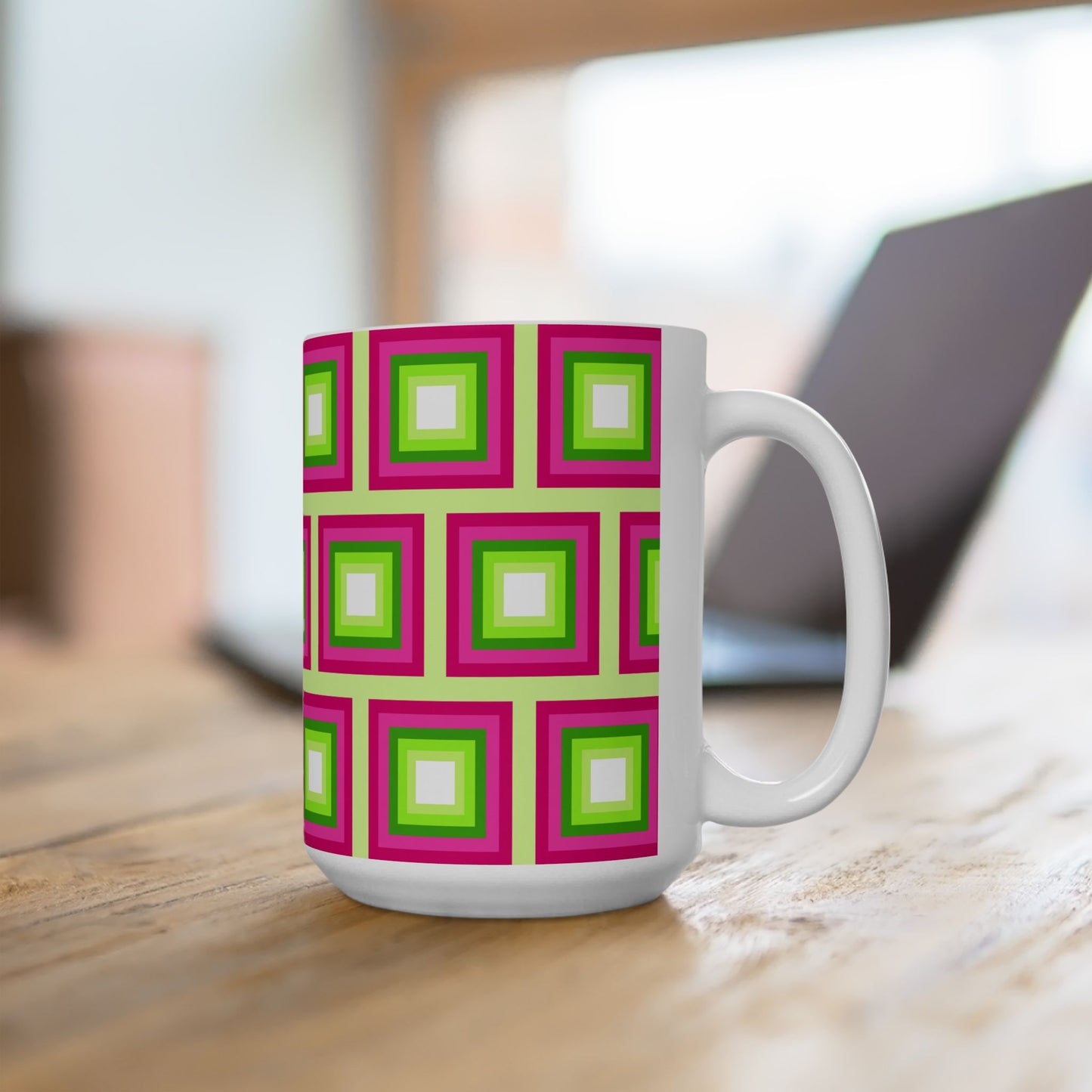 Geo Art Mug – Bold Color, Daily Joy