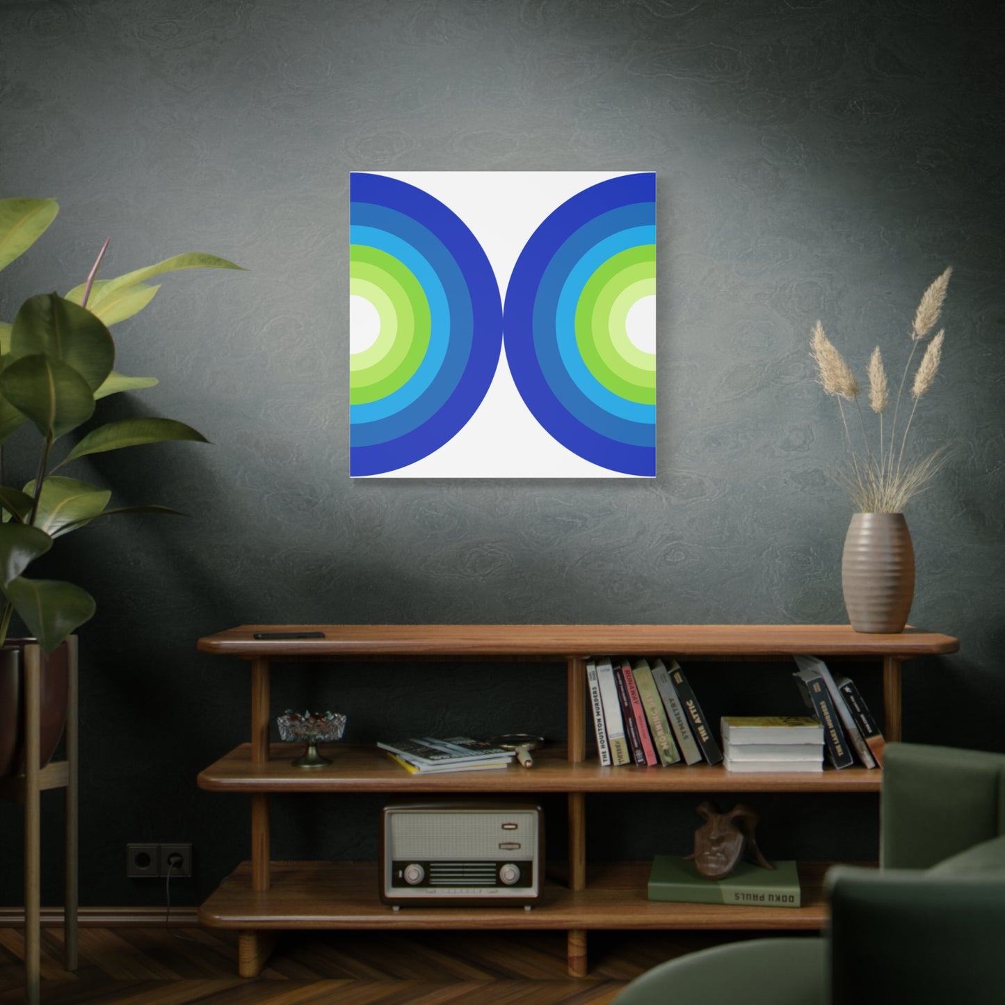 Modern Geometric Canvas Art | Bold Colors, Clean Lines, Creative Energy
