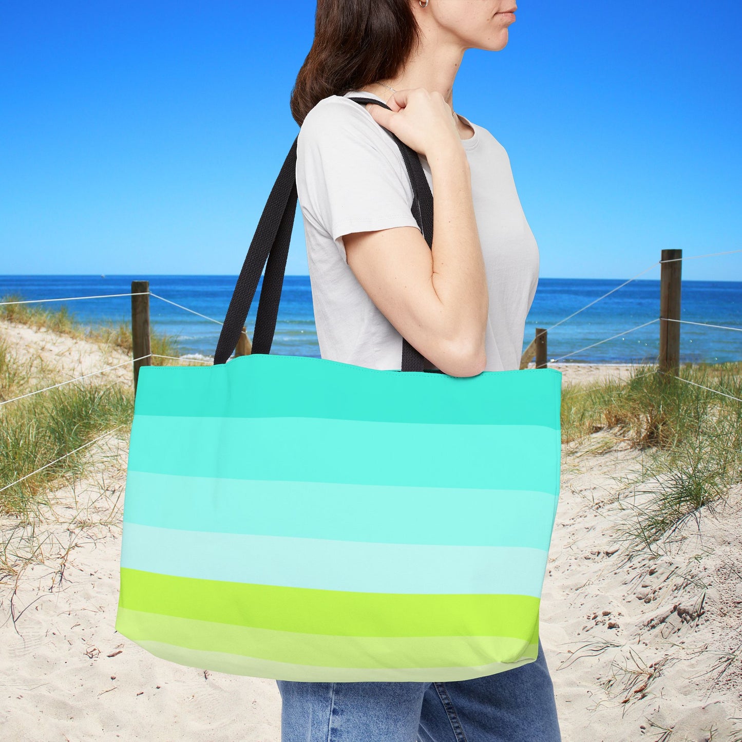 Geo Art XL Tote — XL Tote Bag | Carry-All | Bold Design. Spacious Style. Retro-Boho Vibes.