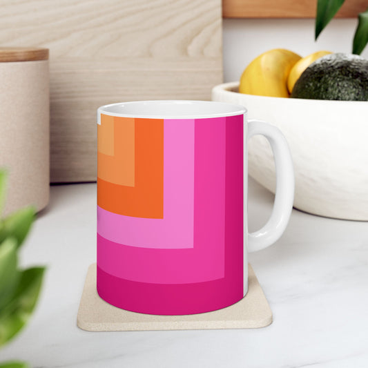 Geo Art Mug – Bold Color, Daily Joy
