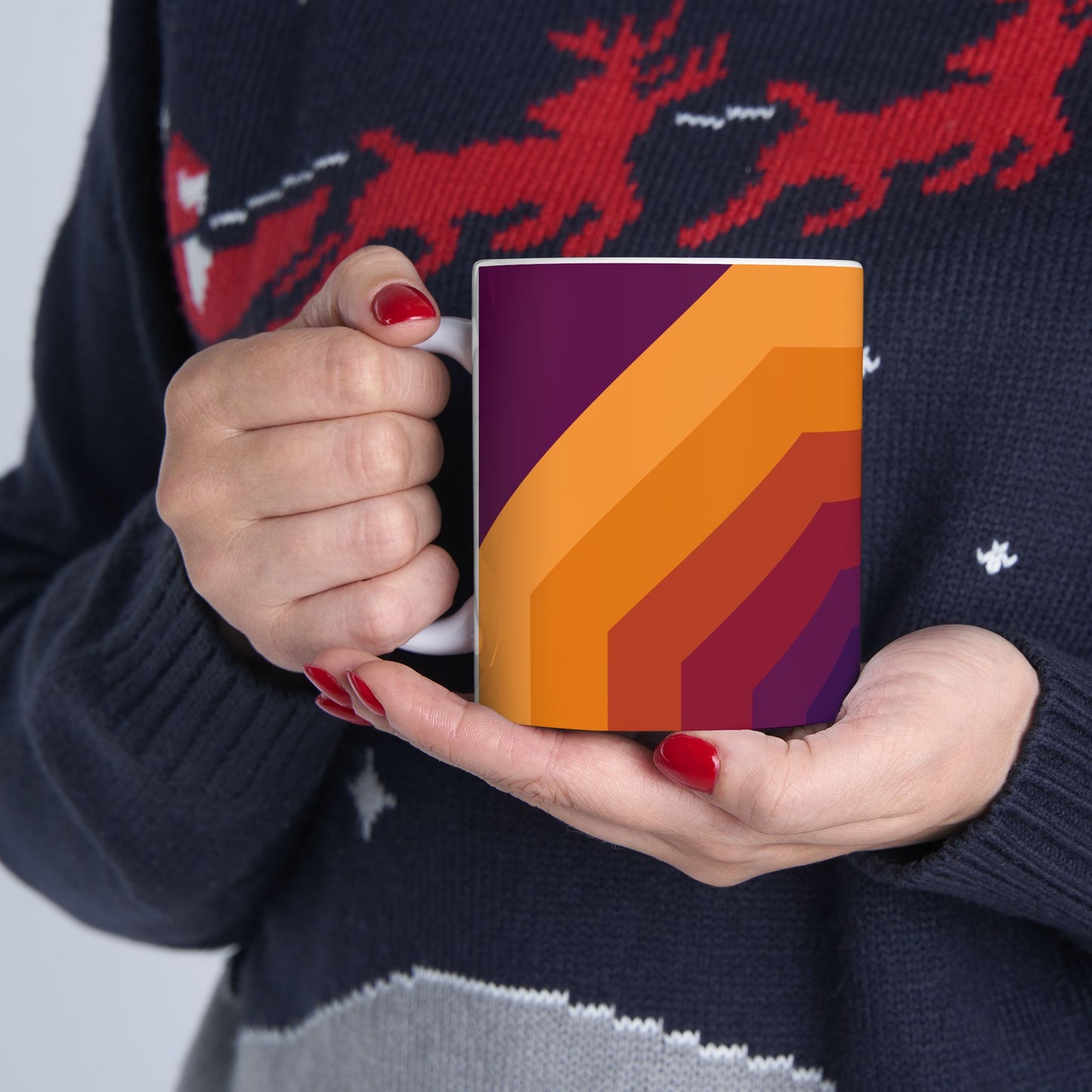 Geo Art Mug – Bold Color, Daily Joy