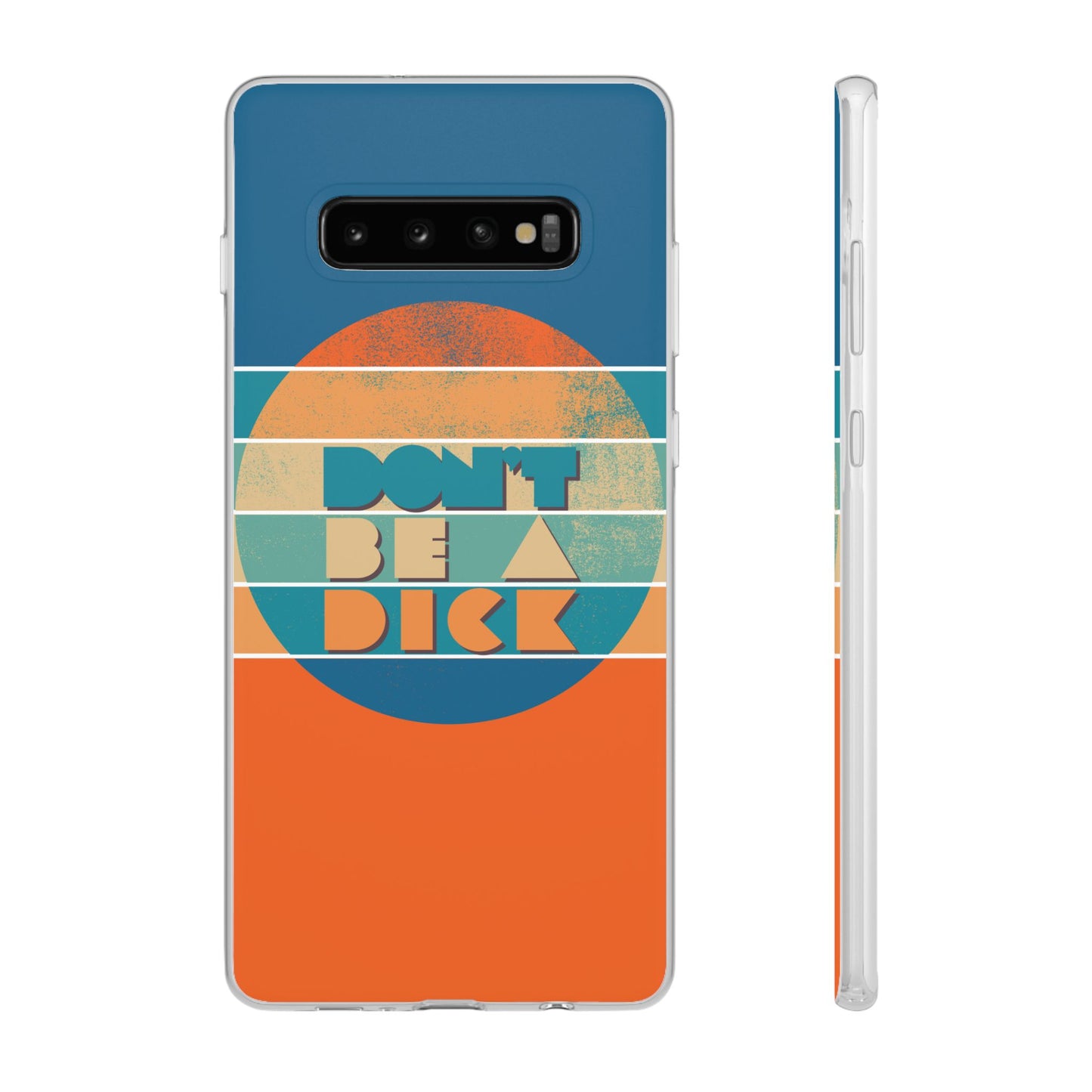 Phone Case - 'Don't Be a Dick' Retro 70s style
