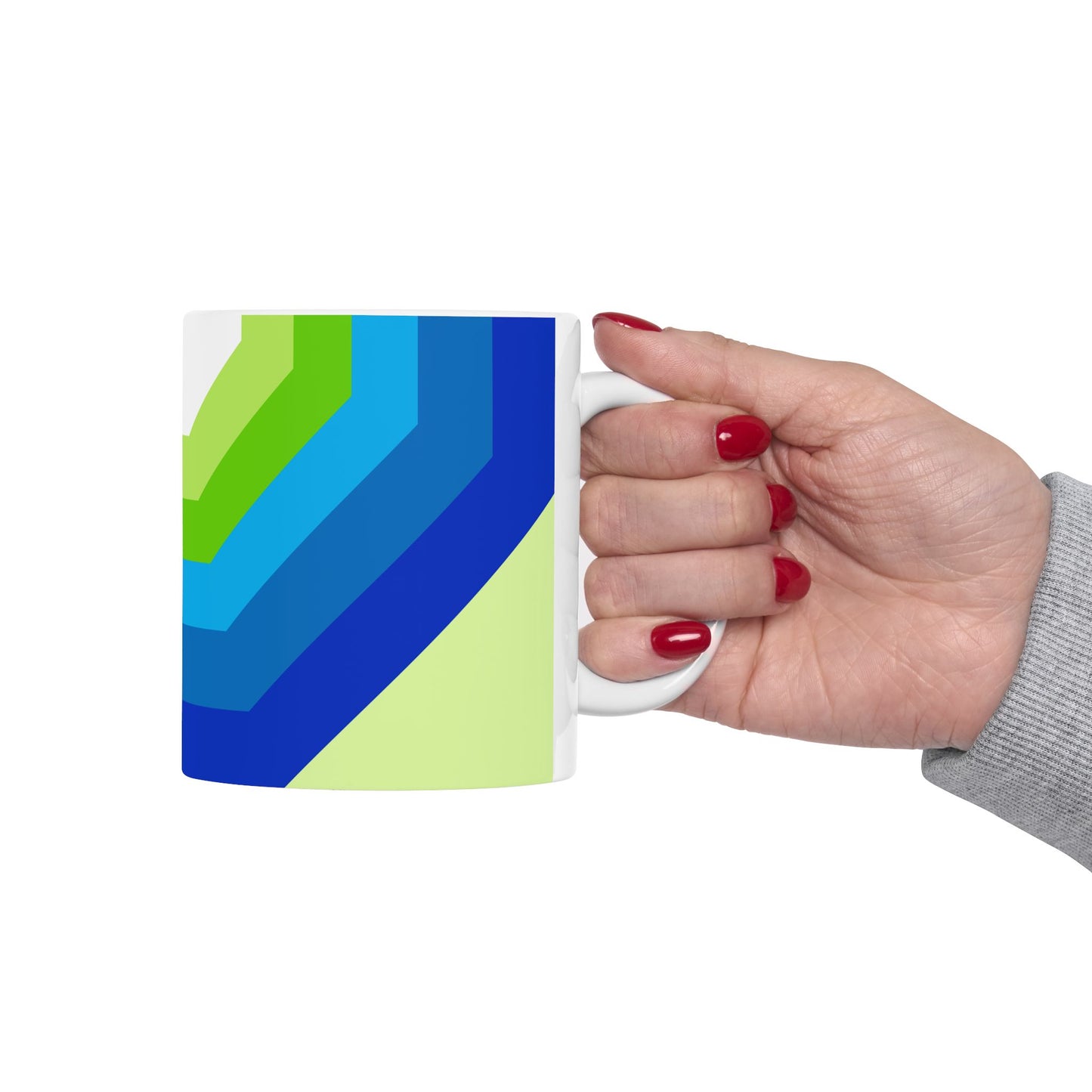 Geo Art Mug – Bold Color, Daily Joy