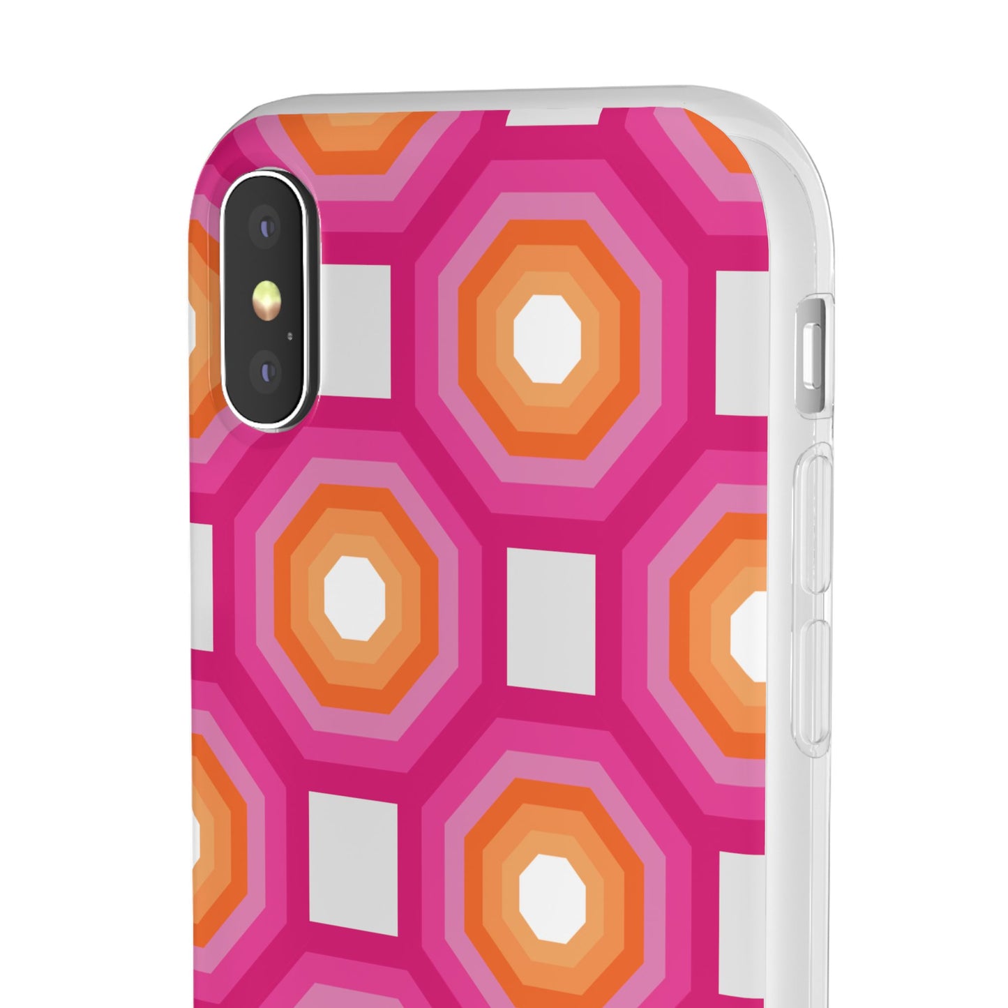 Stylish Geometric Phone Case, Flexible Phone Cover, Unique Modern Design, Perfect Gift, Trendy Accessory, Eco-Friendly Case