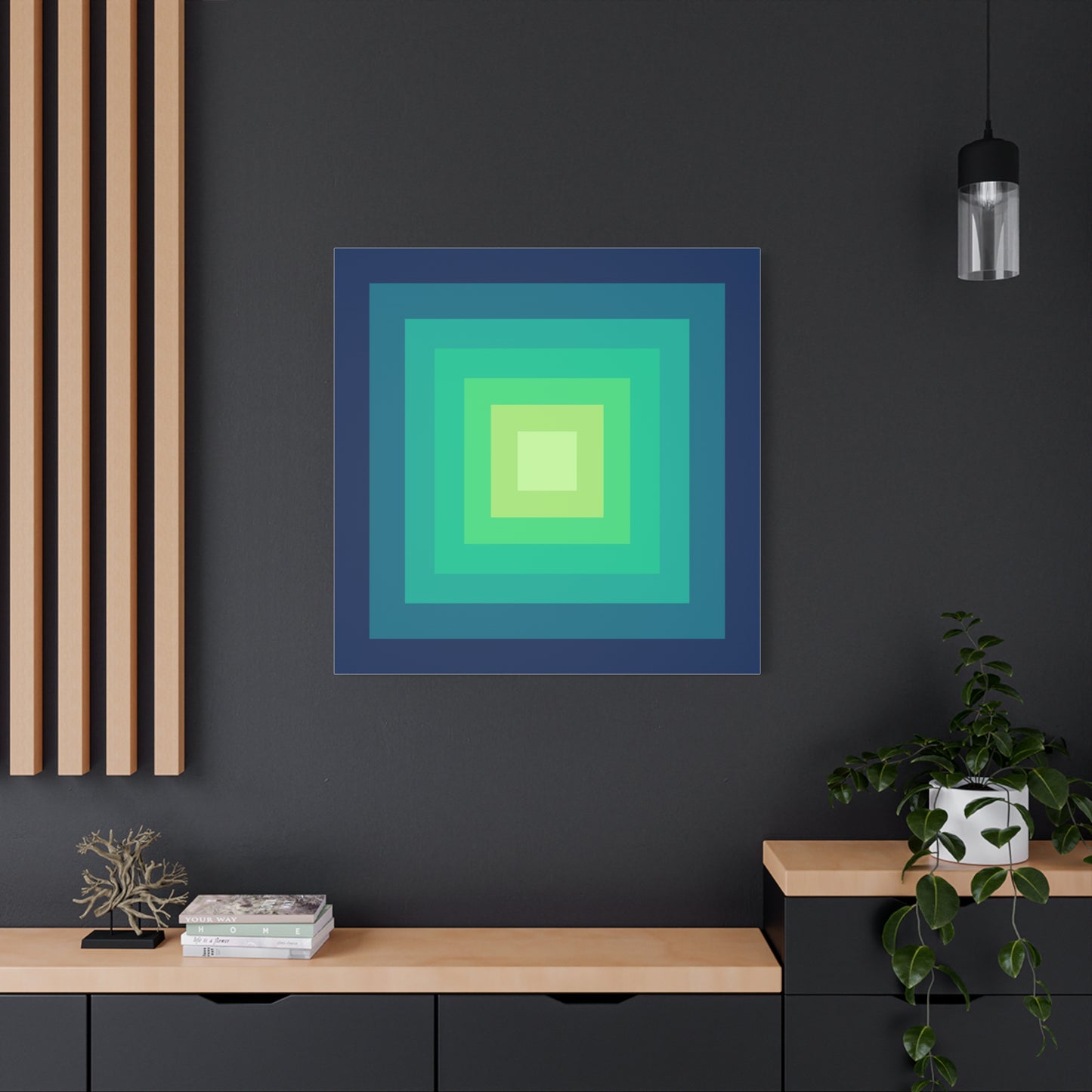 Modern Geometric Canvas Art | Bold Colors, Clean Lines, Creative Energy