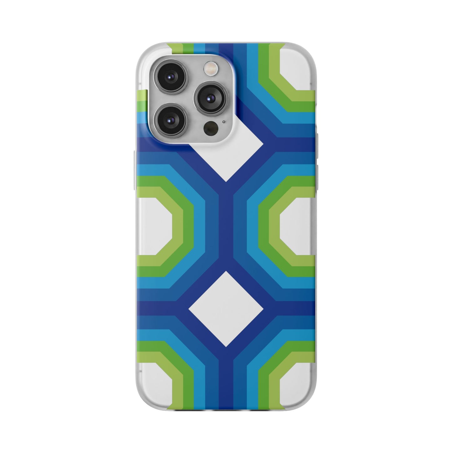 Stylish Geometric Phone Case, Flexible Phone Cover, Unique Modern Design, Perfect Gift, Trendy Accessory, Eco-Friendly Case