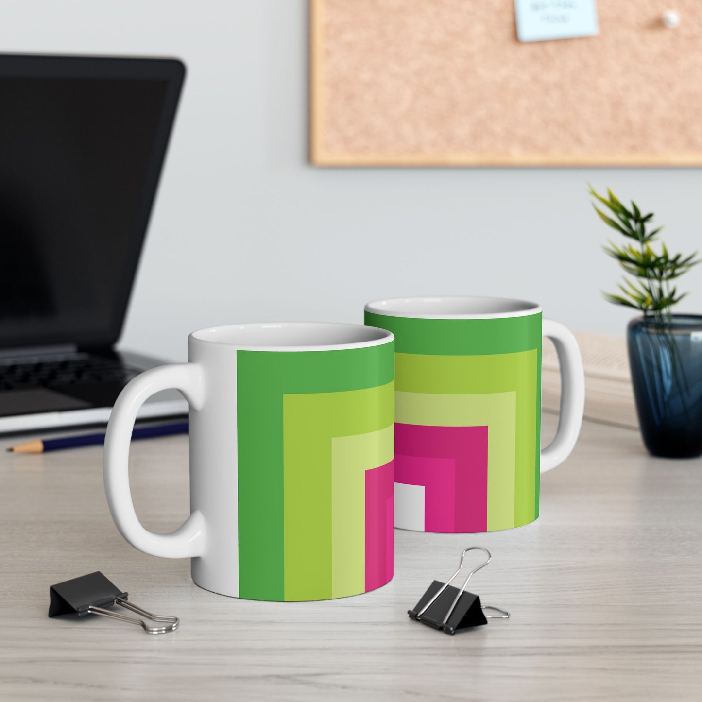 Geo Art Mug – Bold Color, Daily Joy