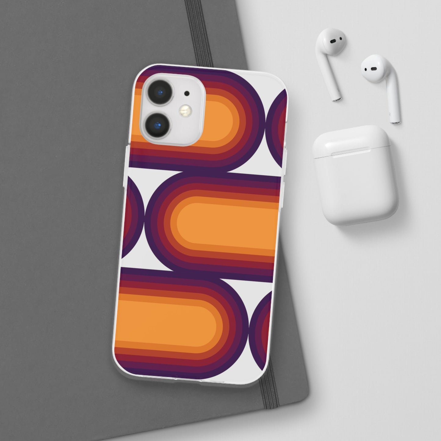 Stylish Geometric Phone Case, Flexible Phone Cover, Unique Modern Design, Perfect Gift, Trendy Accessory, Eco-Friendly Case