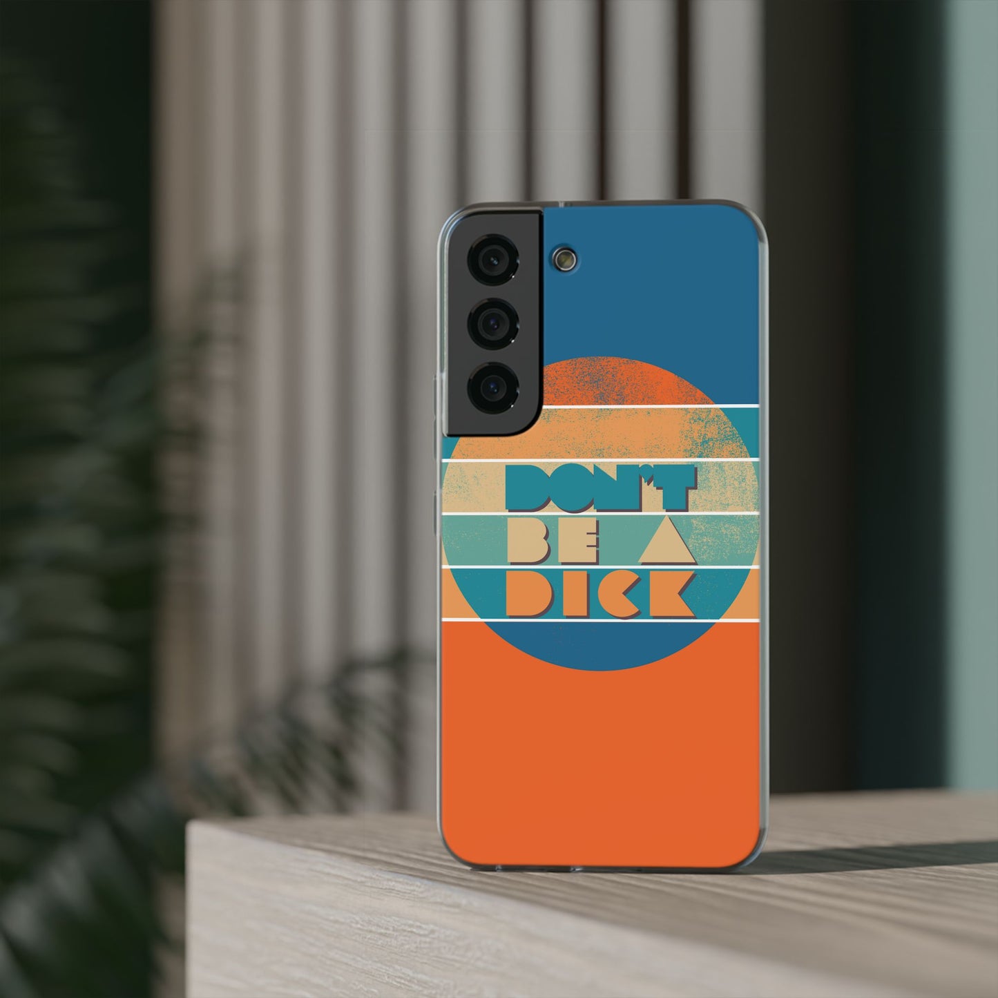 Phone Case - 'Don't Be a Dick' Retro 70s style