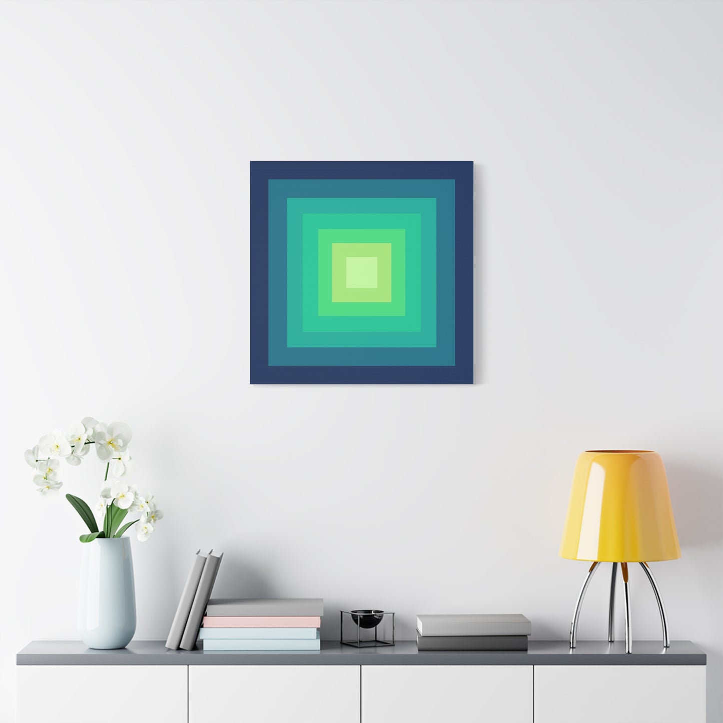 Modern Geometric Canvas Art | Bold Colors, Clean Lines, Creative Energy