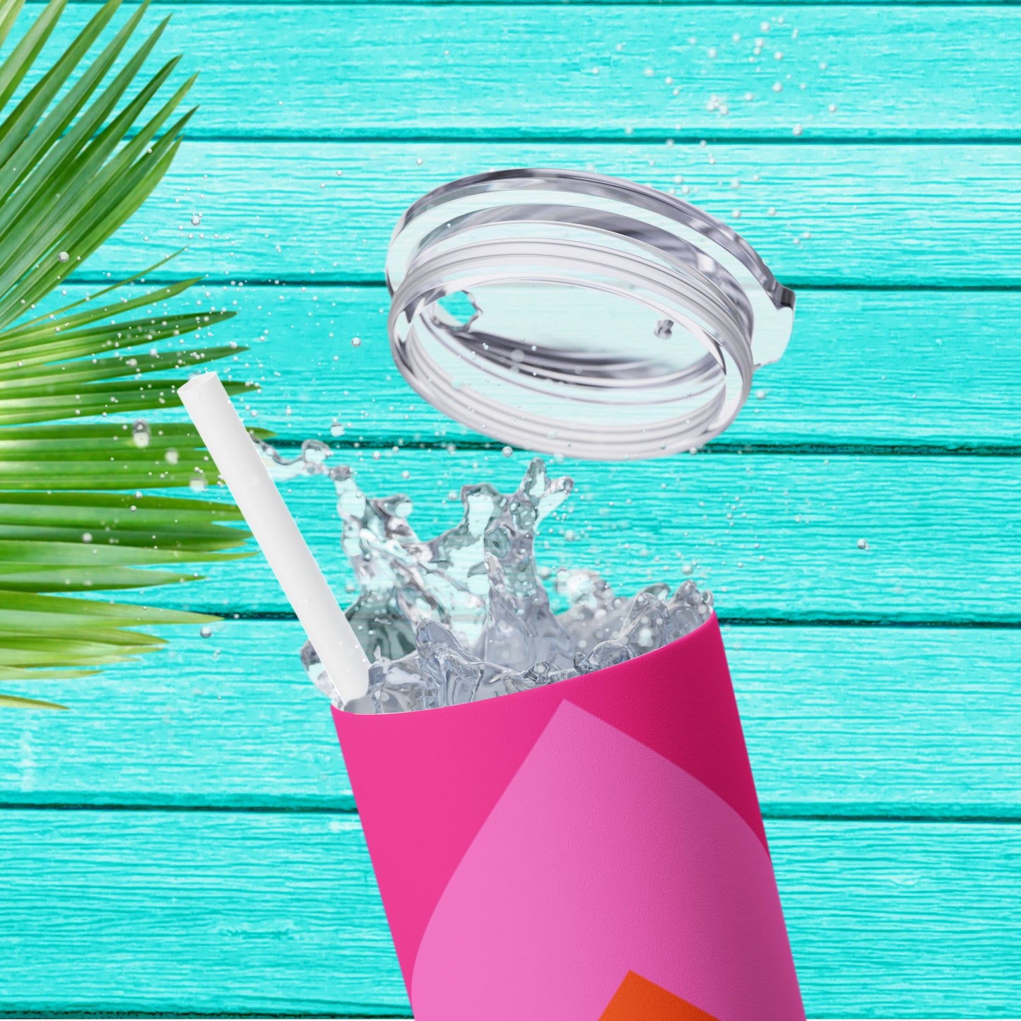 Vibrant. Versatile. Totally Sippable. – 20 oz Skinny Travel Tumbler with Straw