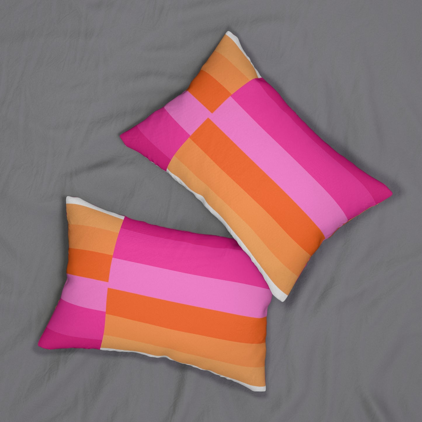 Geometric Lumbar Pillow | Bold Style, Everyday Comfort