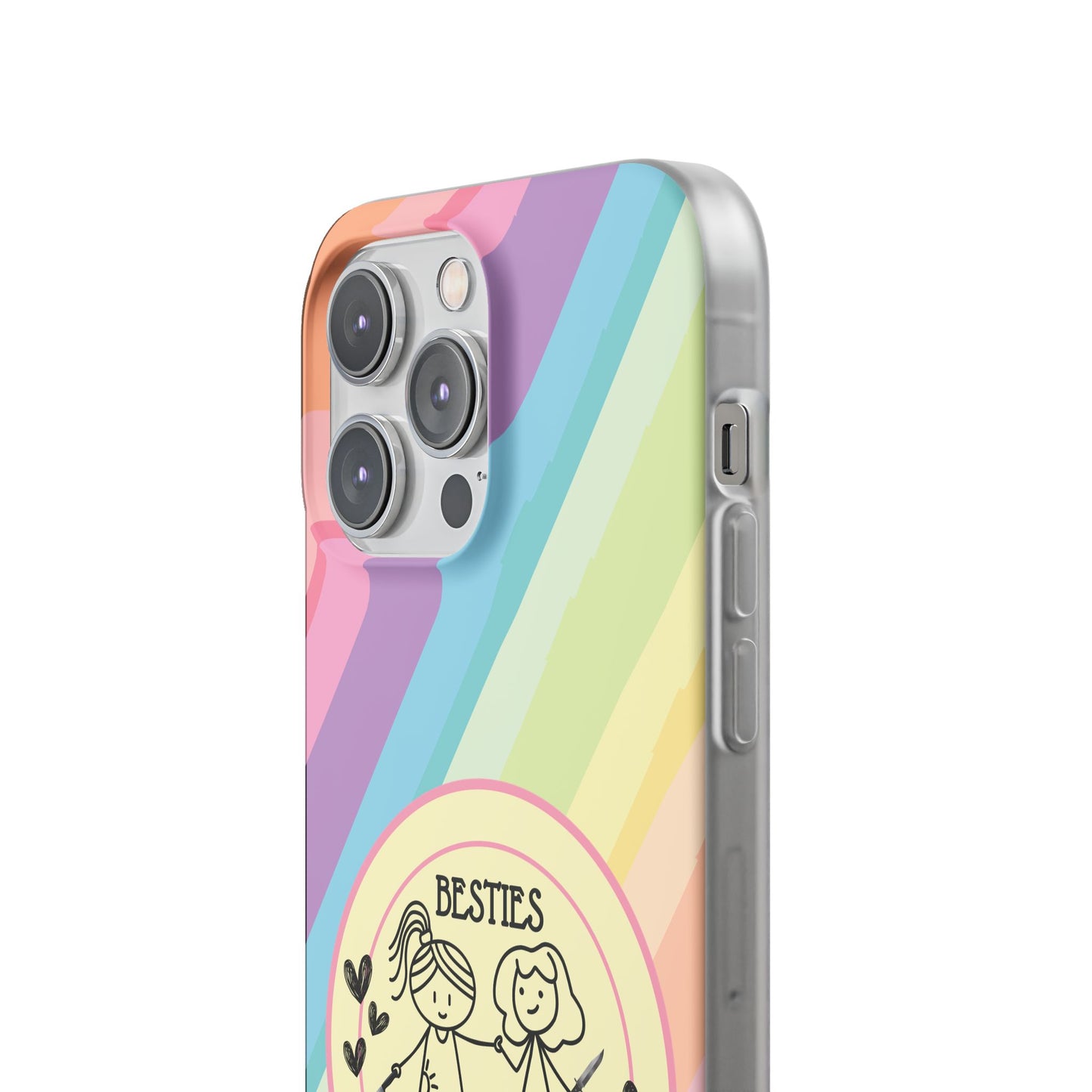 Phone Cases - Pastels Besties Ride or Die | "I'd Cut a Bitch for You"