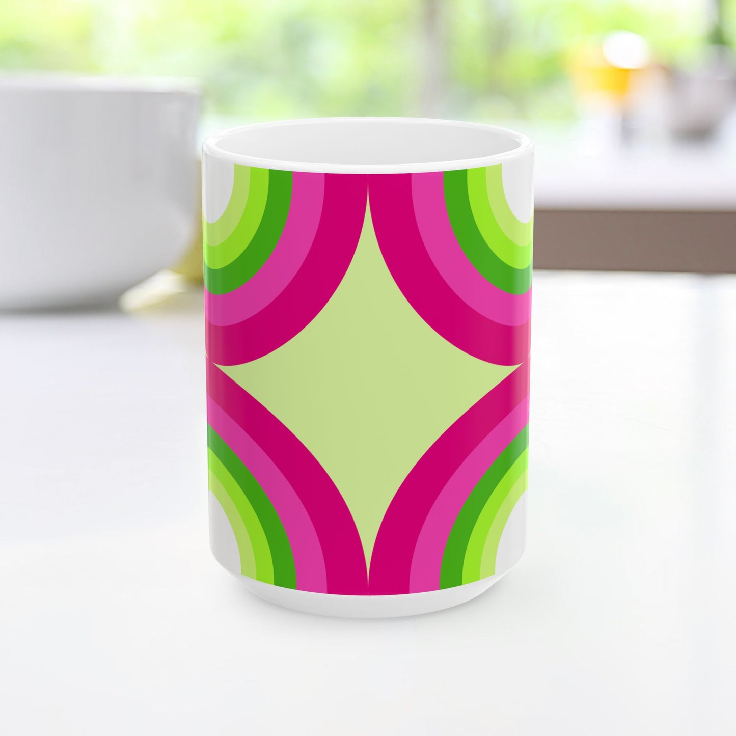 Geo Art Mug – Bold Color, Daily Joy