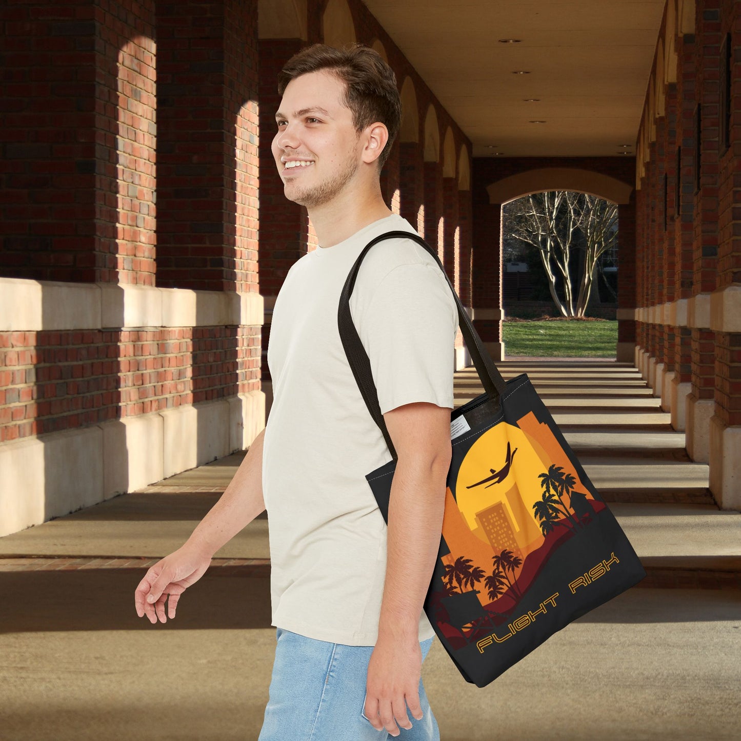 Flight Risk Tote Bag – 3 sizes | A little mysterious & Wanderlust-fueled