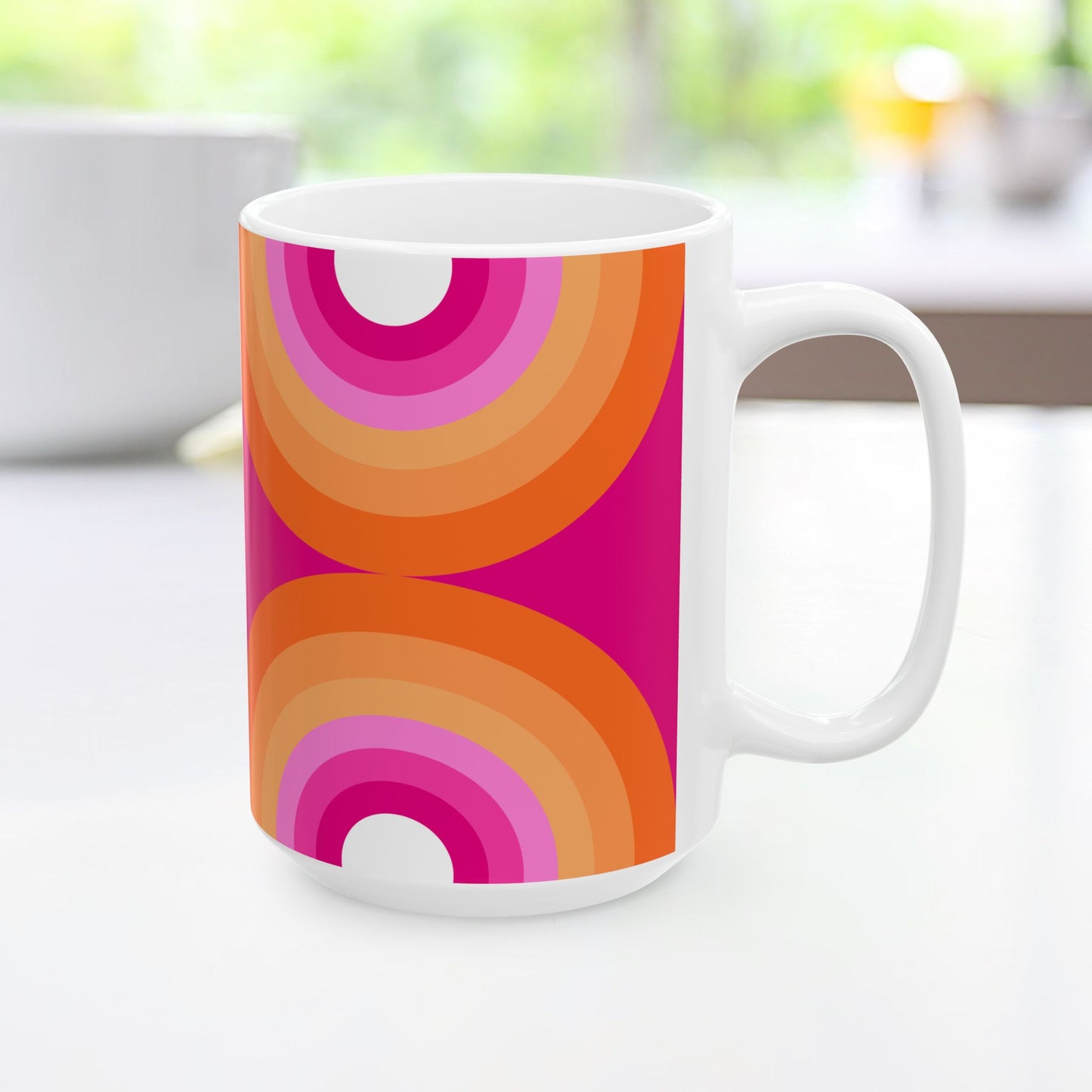 Geo Art Mug – Bold Color, Daily Joy