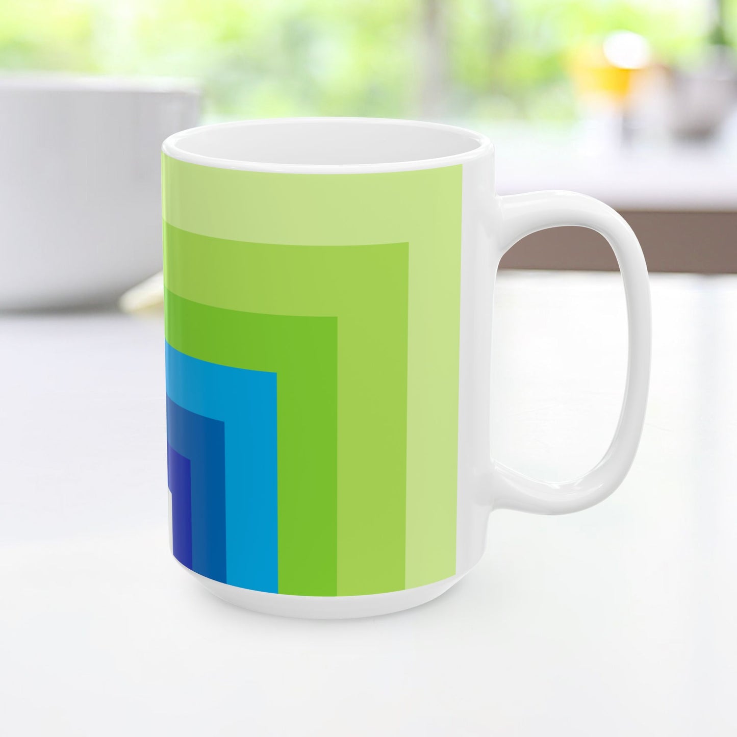 Geo Art Mug – Bold Color, Daily Joy