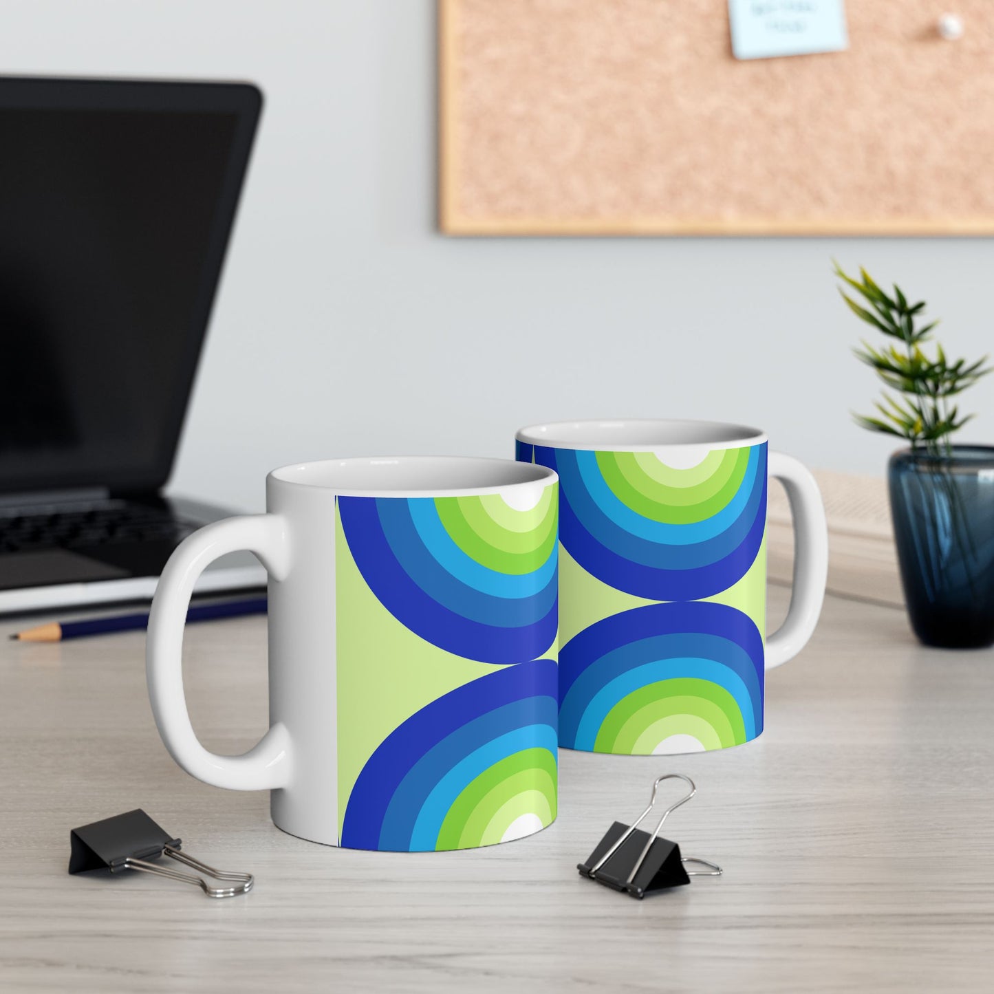 Geo Art Mug – Bold Color, Daily Joy