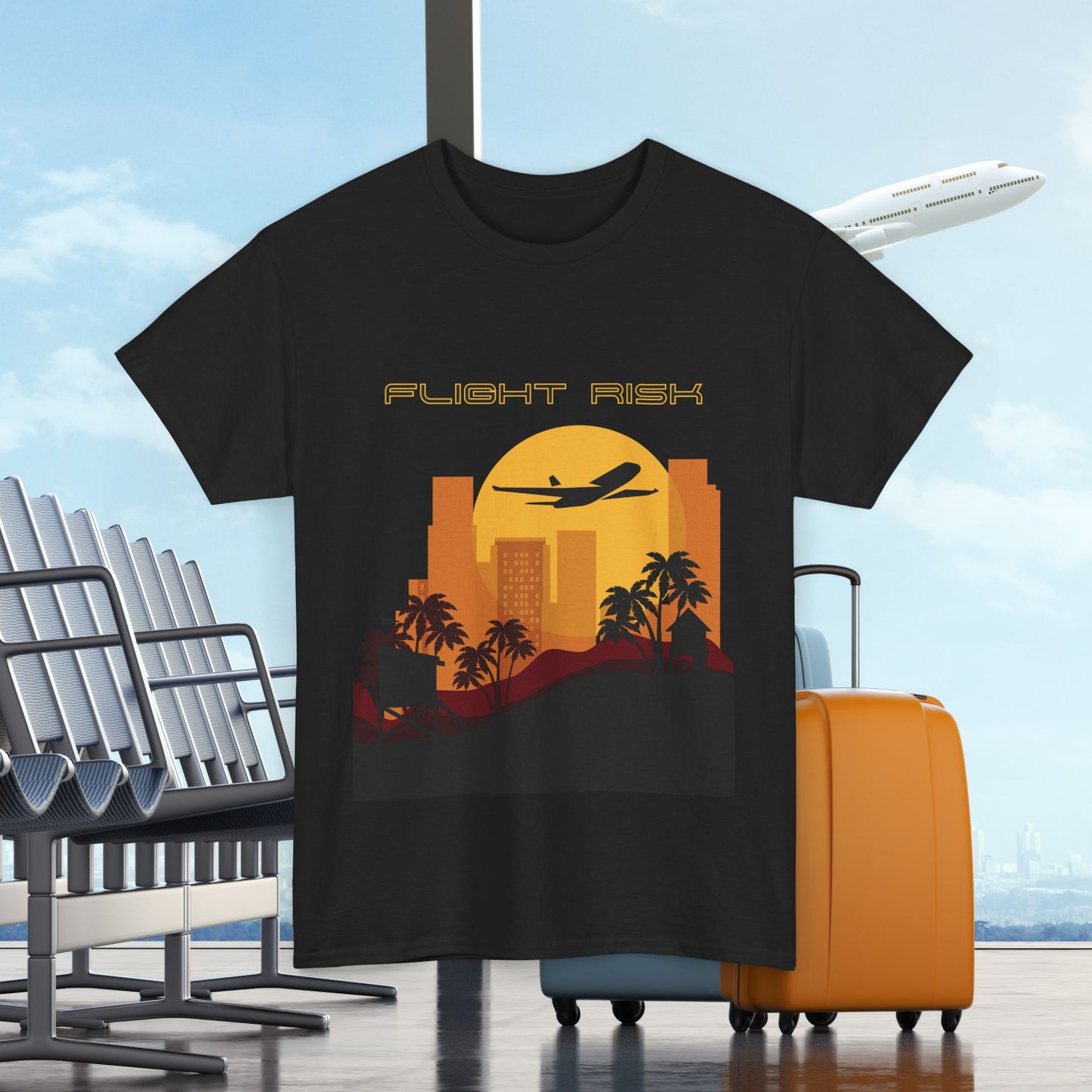 Flight Risk Unisex Tee, Travel Lover dreamy T-Shirt, Adventure Shirt, Wanderlust