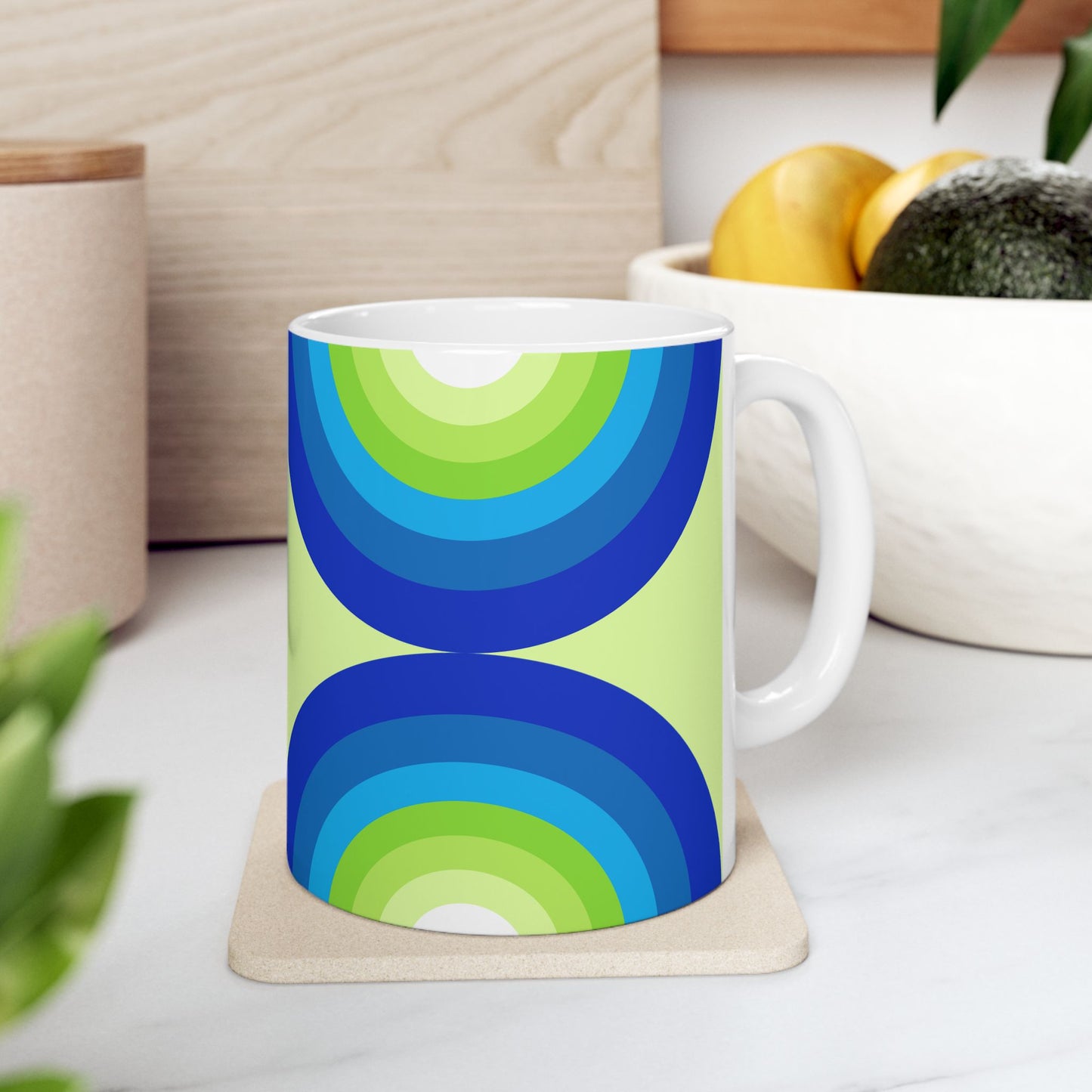 Geo Art Mug – Bold Color, Daily Joy