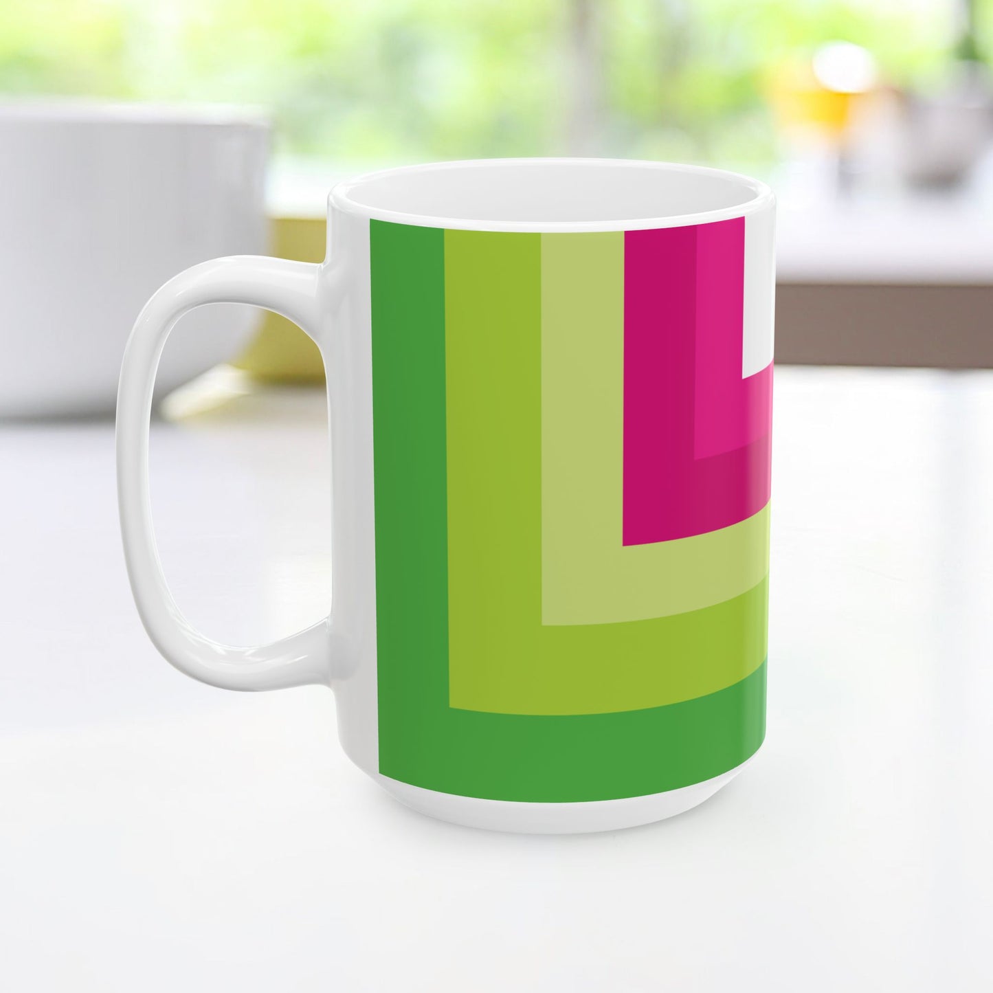 Geo Art Mug – Bold Color, Daily Joy