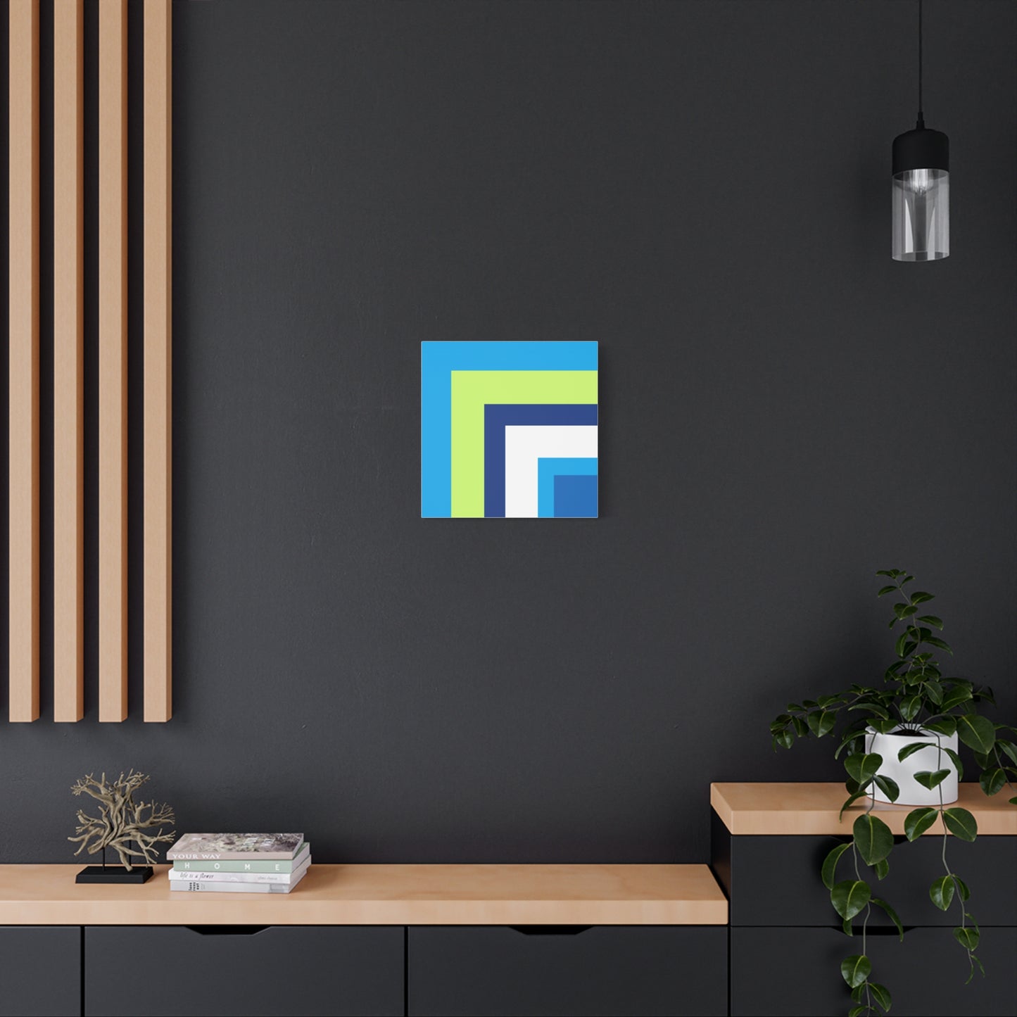 Modern Geometric Canvas Art | Bold Colors, Clean Lines, Creative Energy