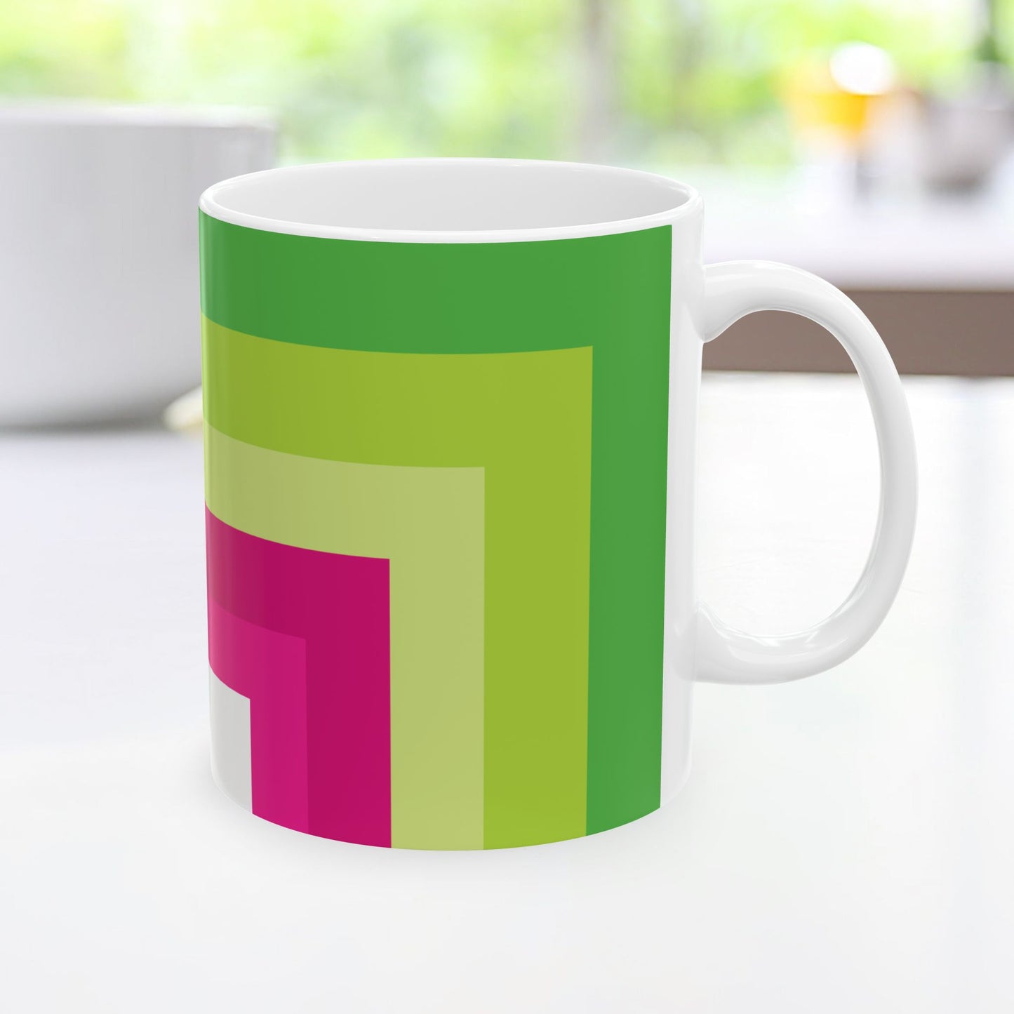Geo Art Mug – Bold Color, Daily Joy