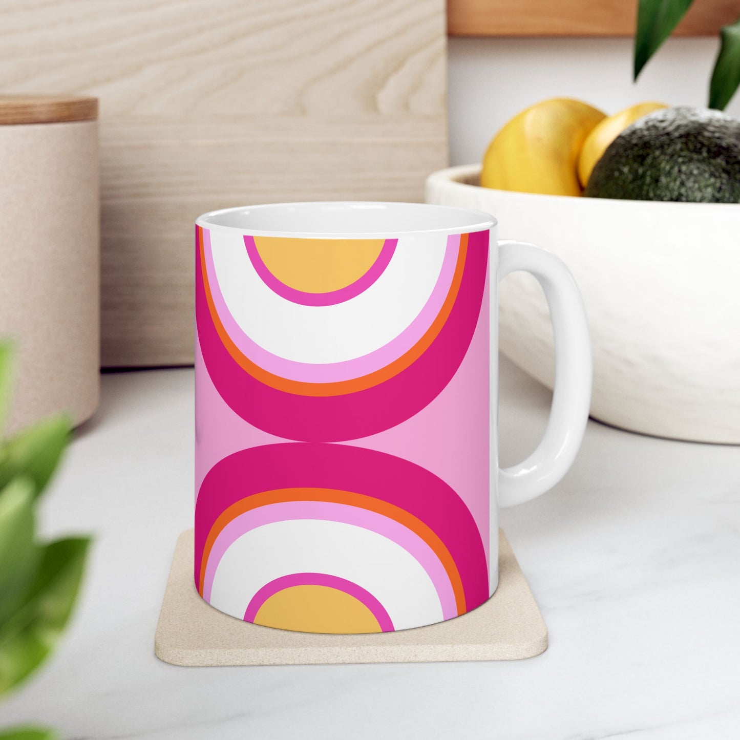 Geo Art Mug – Bold Color, Daily Joy