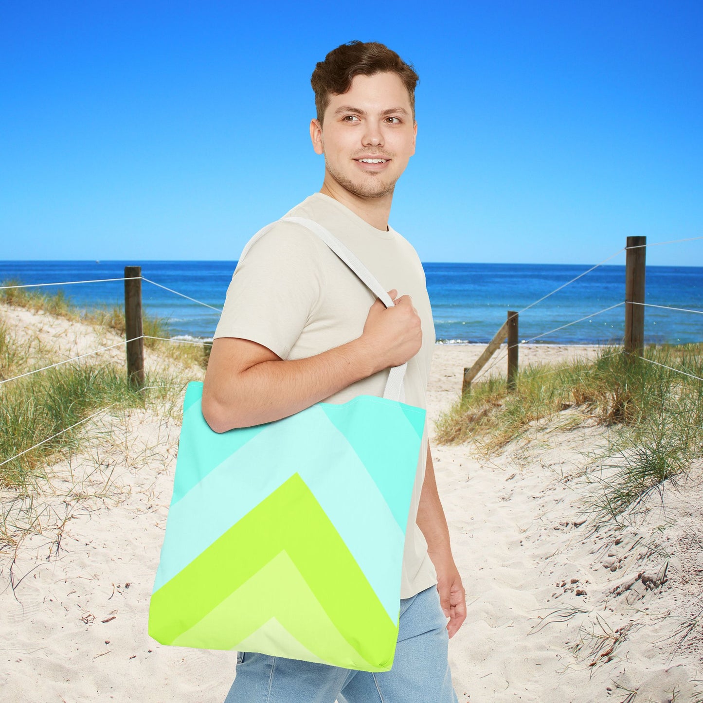 Geo Tote Bag– 3 sizes | Understated Style. Everyday Versatility. Modern Function.