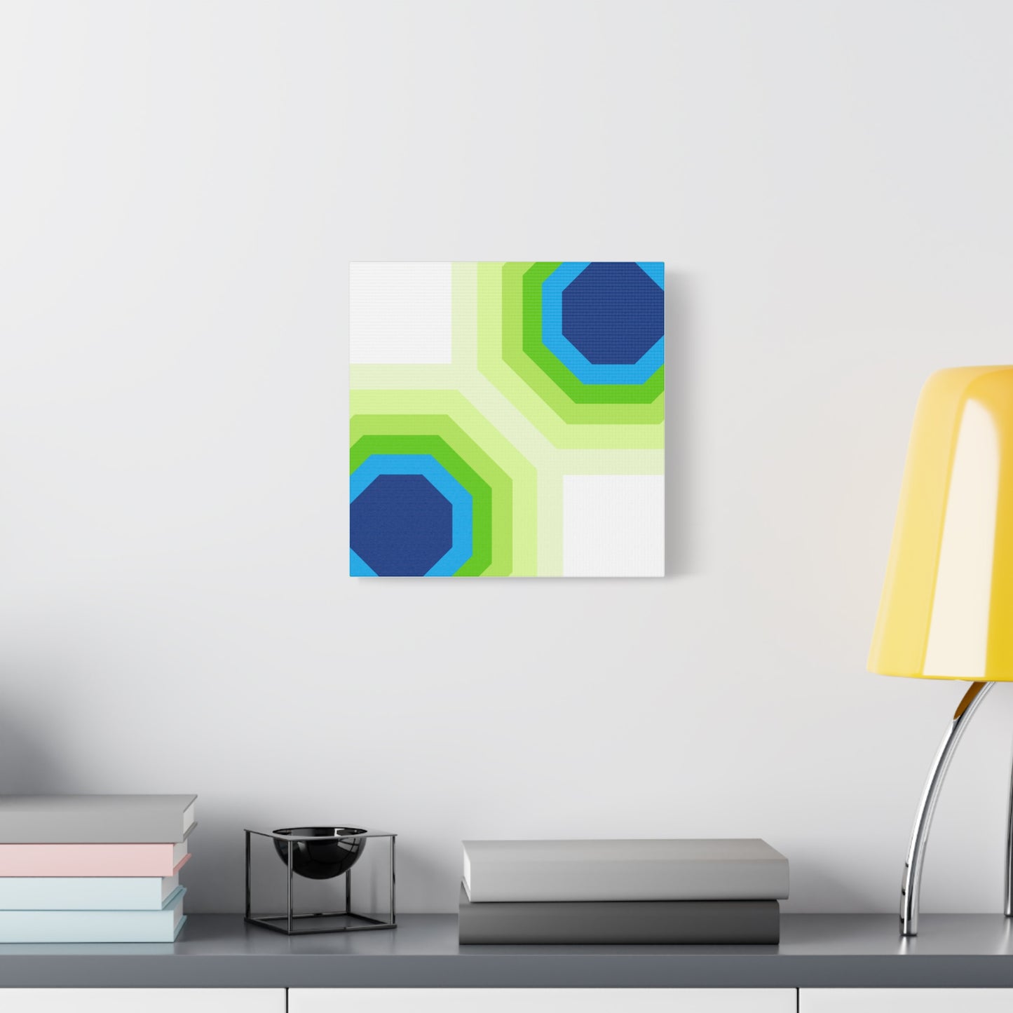 Modern Geometric Canvas Art | Bold Colors, Clean Lines, Creative Energy