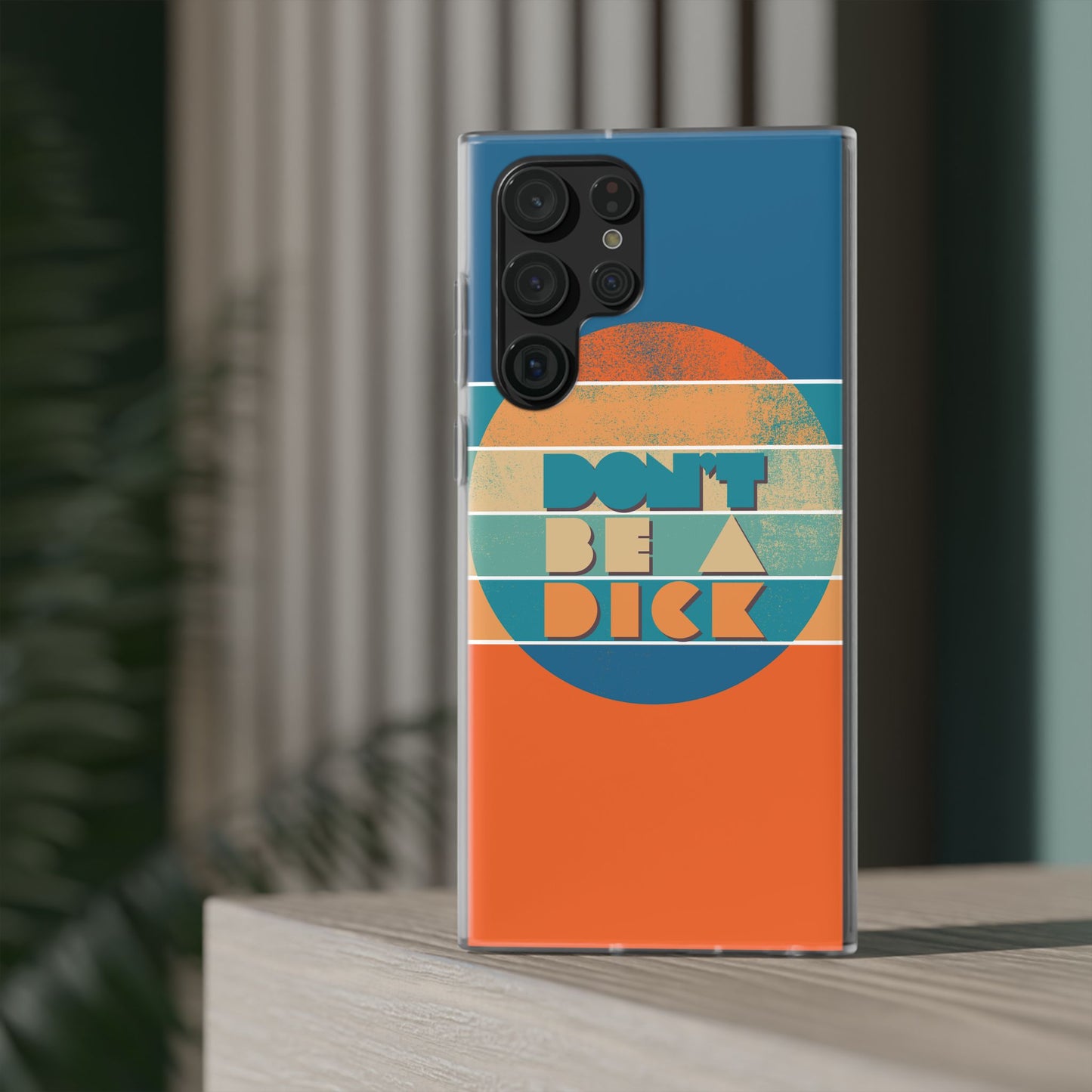 Phone Case - 'Don't Be a Dick' Retro 70s style