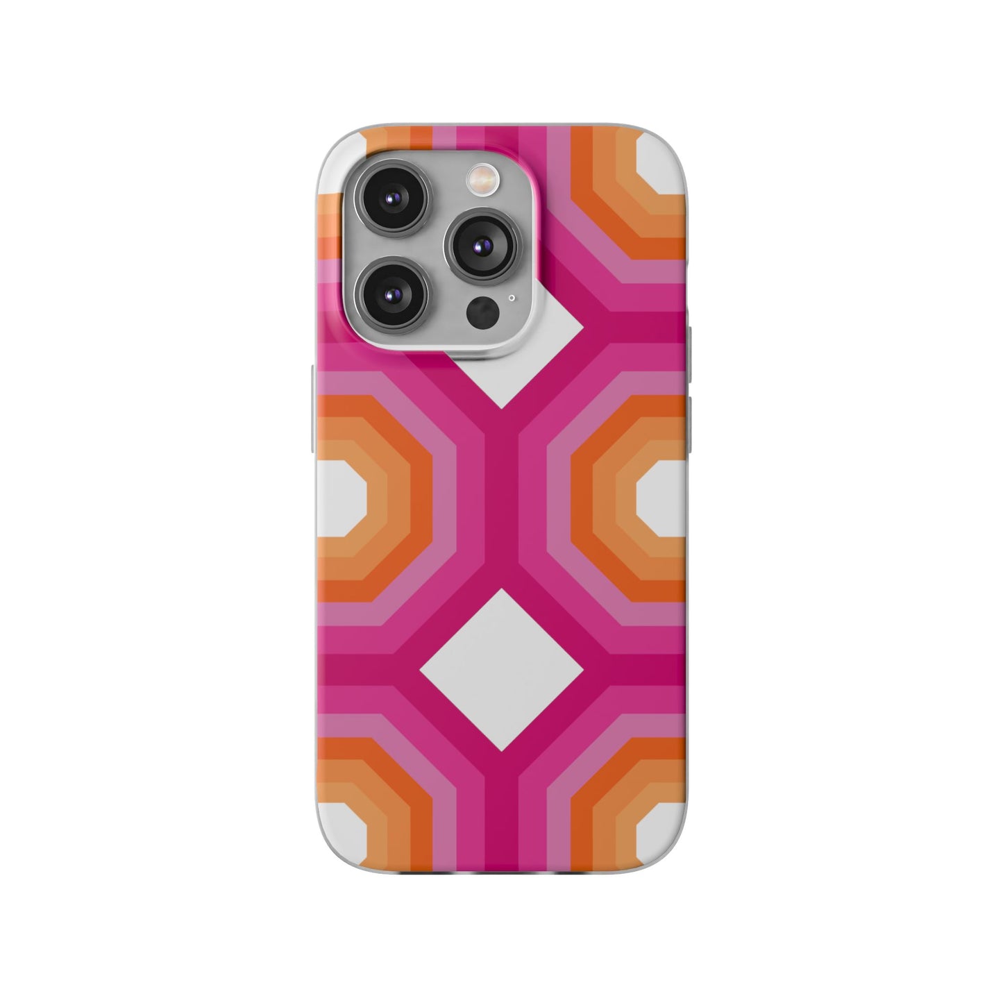 Stylish Geometric Phone Case, Flexible Phone Cover, Unique Modern Design, Perfect Gift, Trendy Accessory, Eco-Friendly Case