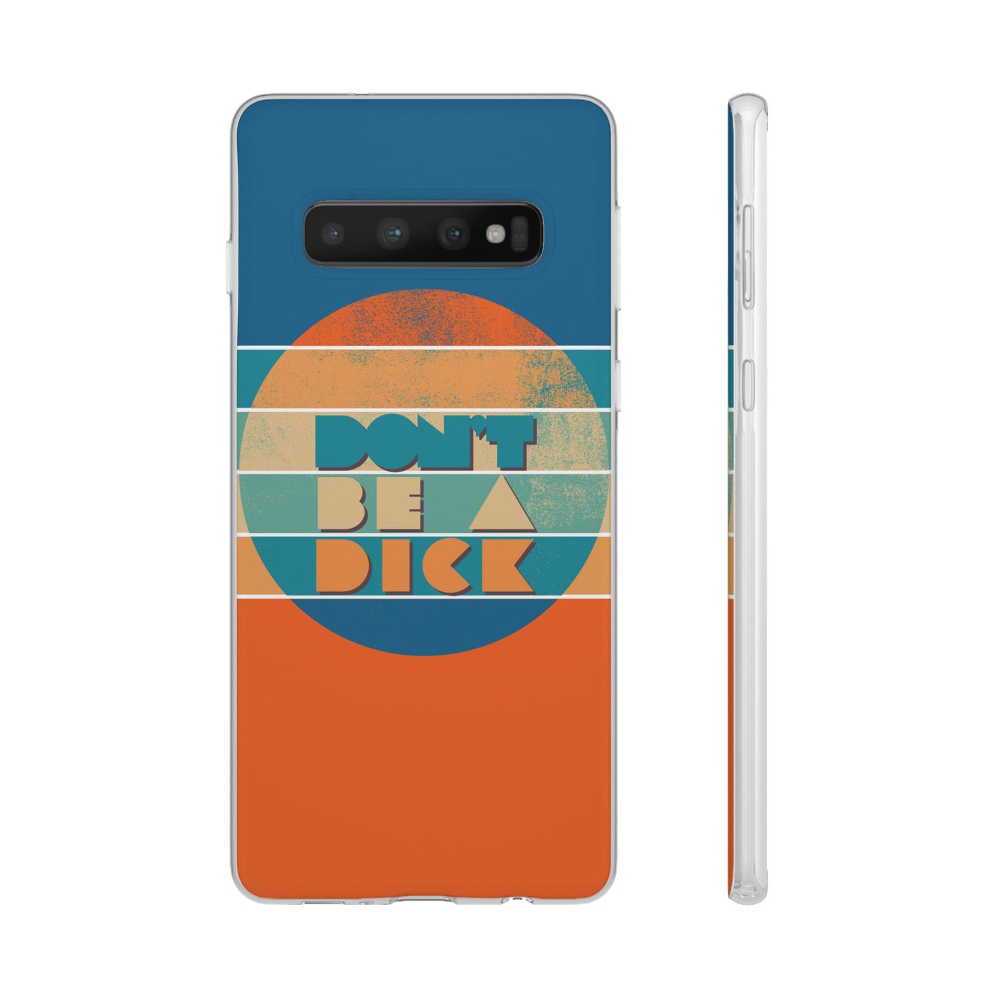 Phone Case - 'Don't Be a Dick' Retro 70s style