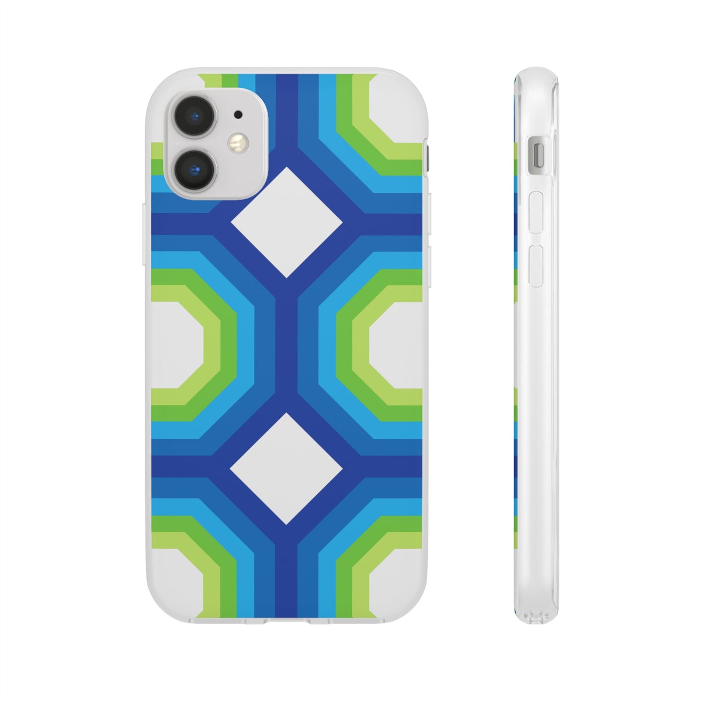 Stylish Geometric Phone Case, Flexible Phone Cover, Unique Modern Design, Perfect Gift, Trendy Accessory, Eco-Friendly Case