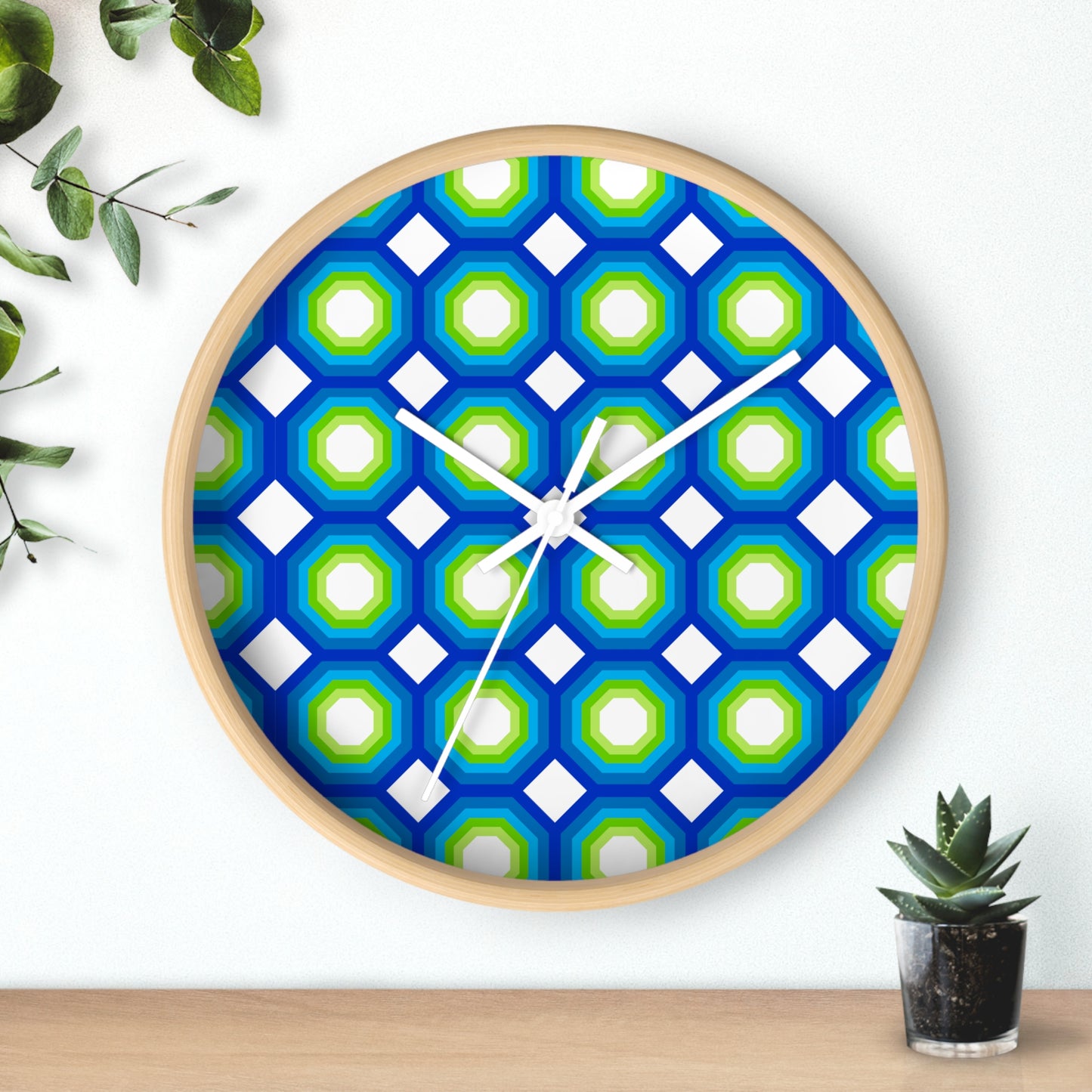 Geometric Art Wall Clock | Bold, Modern, and Right on Time