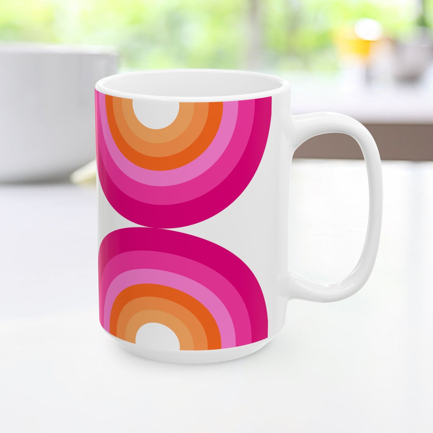 Geo Art Mug – Bold Color, Daily Joy