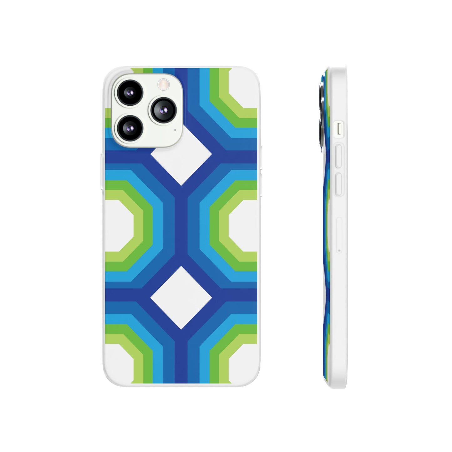 Stylish Geometric Phone Case, Flexible Phone Cover, Unique Modern Design, Perfect Gift, Trendy Accessory, Eco-Friendly Case