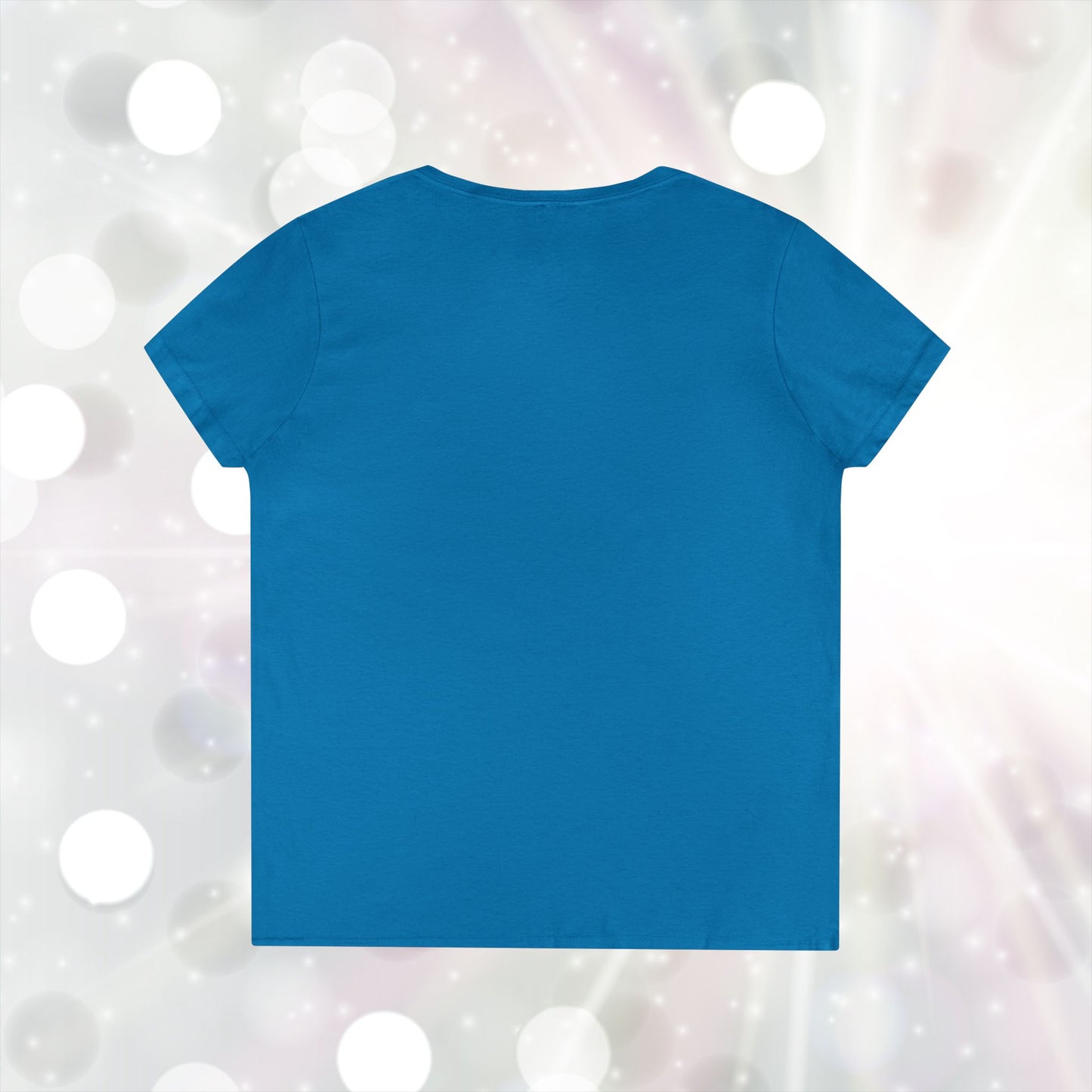 Evil Eye Charm V-Neck T-Shirt – Protective Style Meets Everyday Comfort