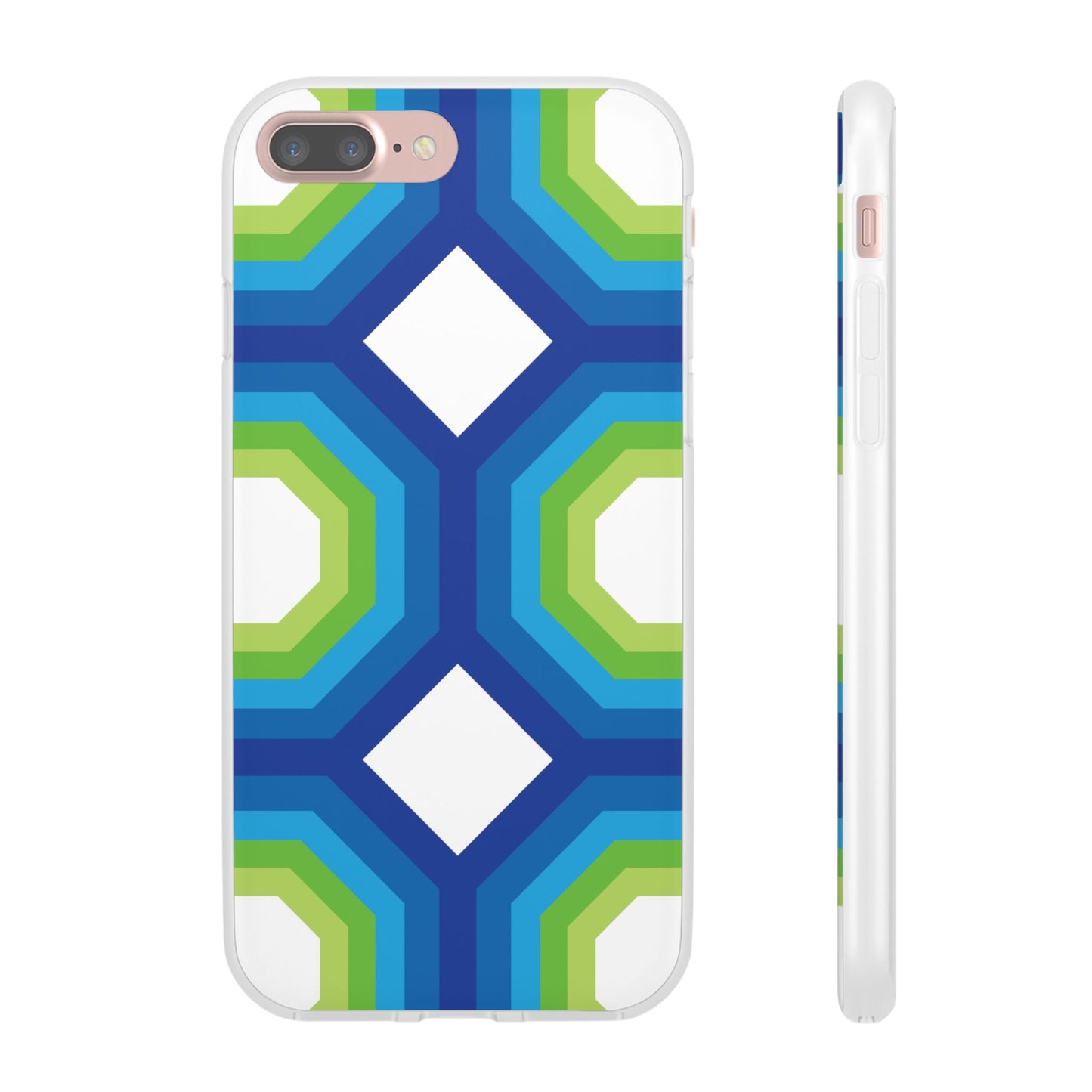 Stylish Geometric Phone Case, Flexible Phone Cover, Unique Modern Design, Perfect Gift, Trendy Accessory, Eco-Friendly Case