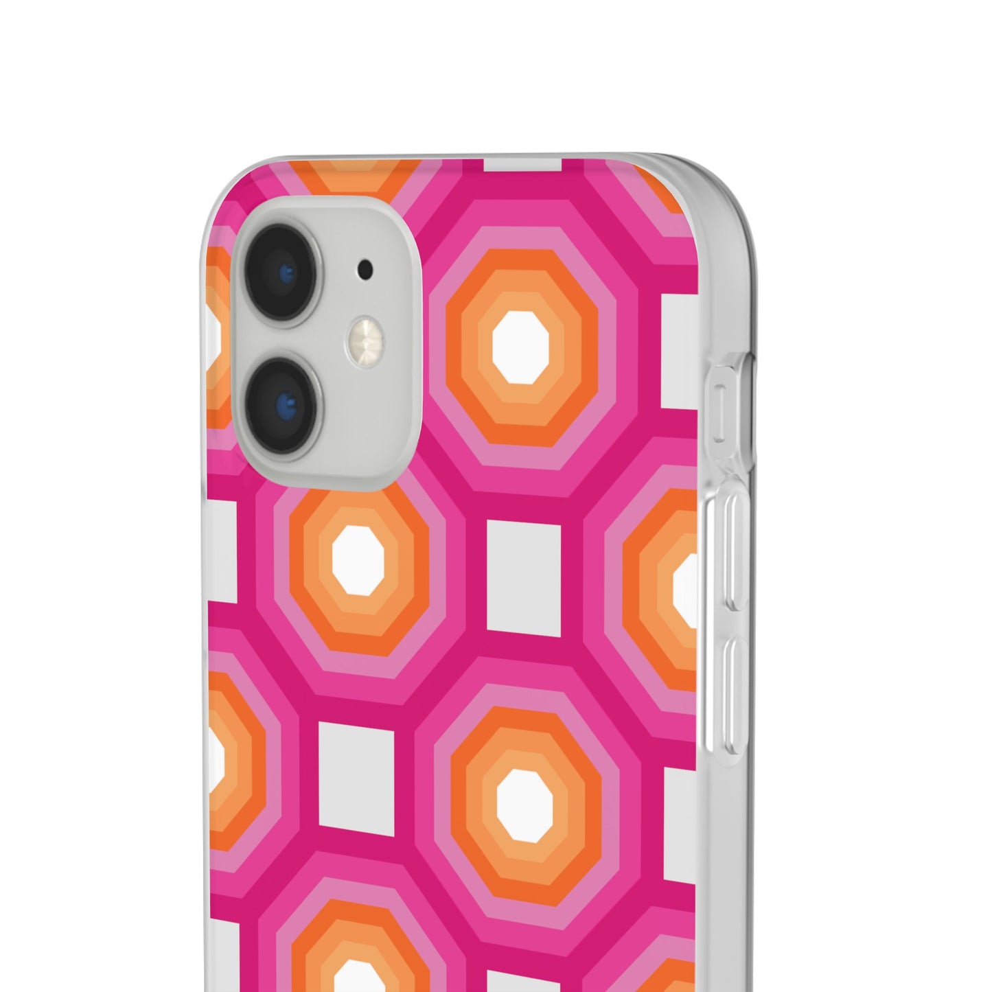 Stylish Geometric Phone Case, Flexible Phone Cover, Unique Modern Design, Perfect Gift, Trendy Accessory, Eco-Friendly Case