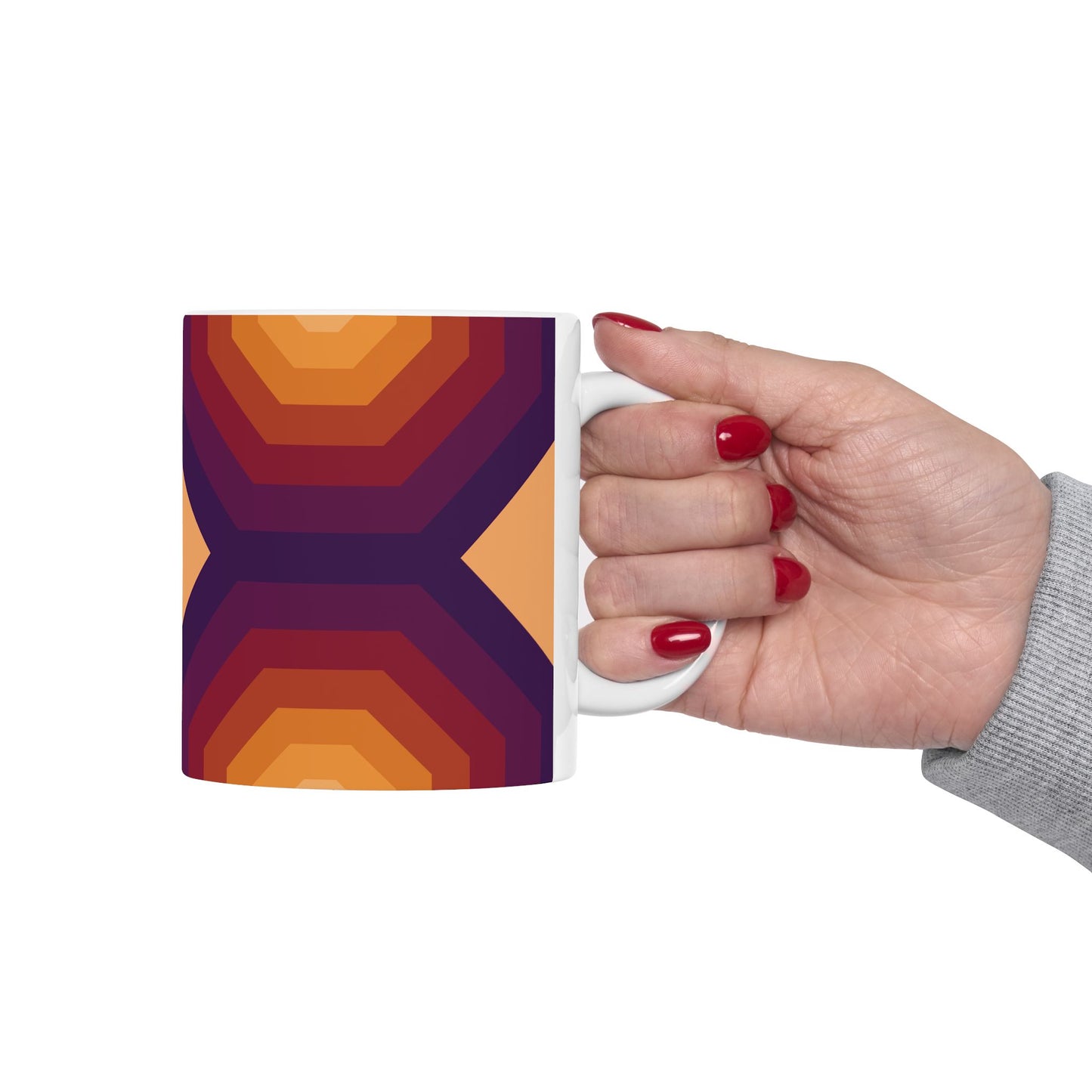 Geo Art Mug – Bold Color, Daily Joy
