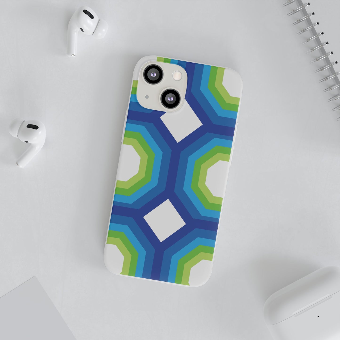 Stylish Geometric Phone Case, Flexible Phone Cover, Unique Modern Design, Perfect Gift, Trendy Accessory, Eco-Friendly Case