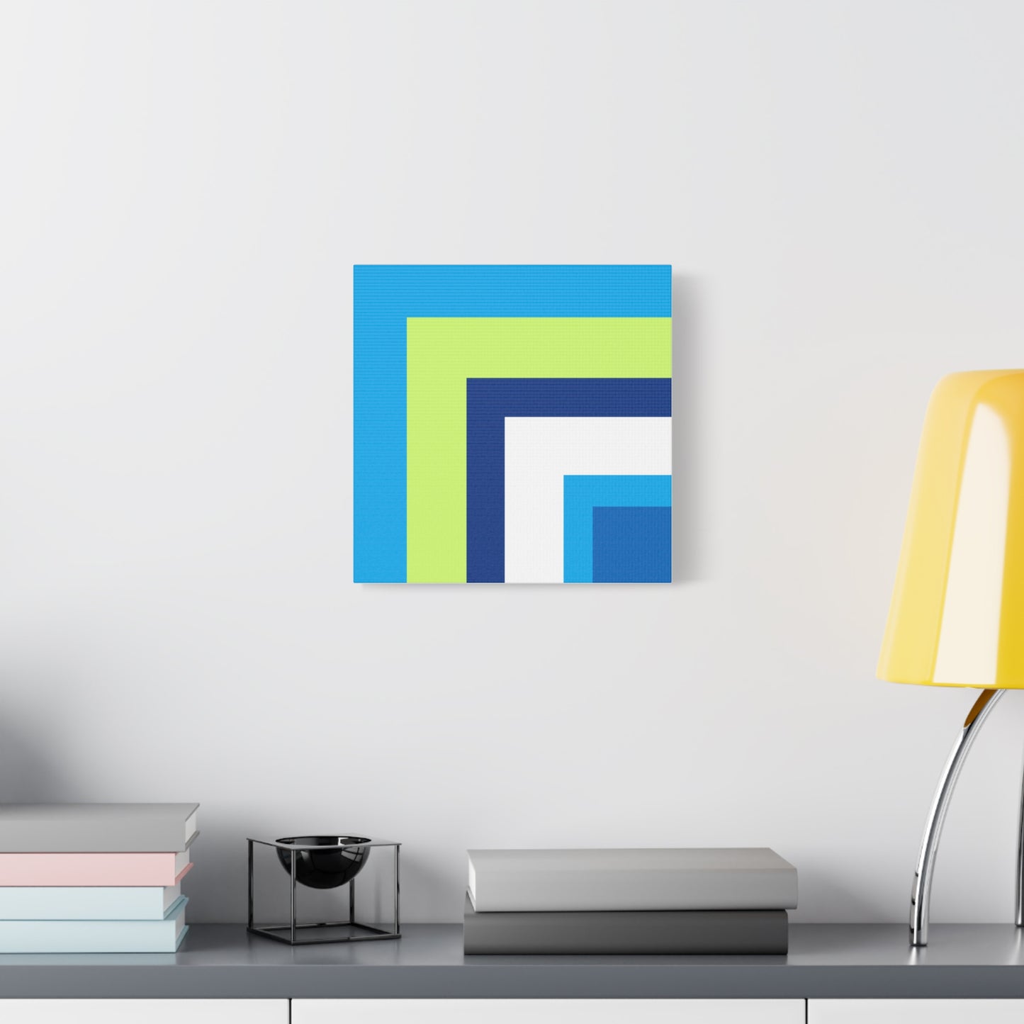 Modern Geometric Canvas Art | Bold Colors, Clean Lines, Creative Energy