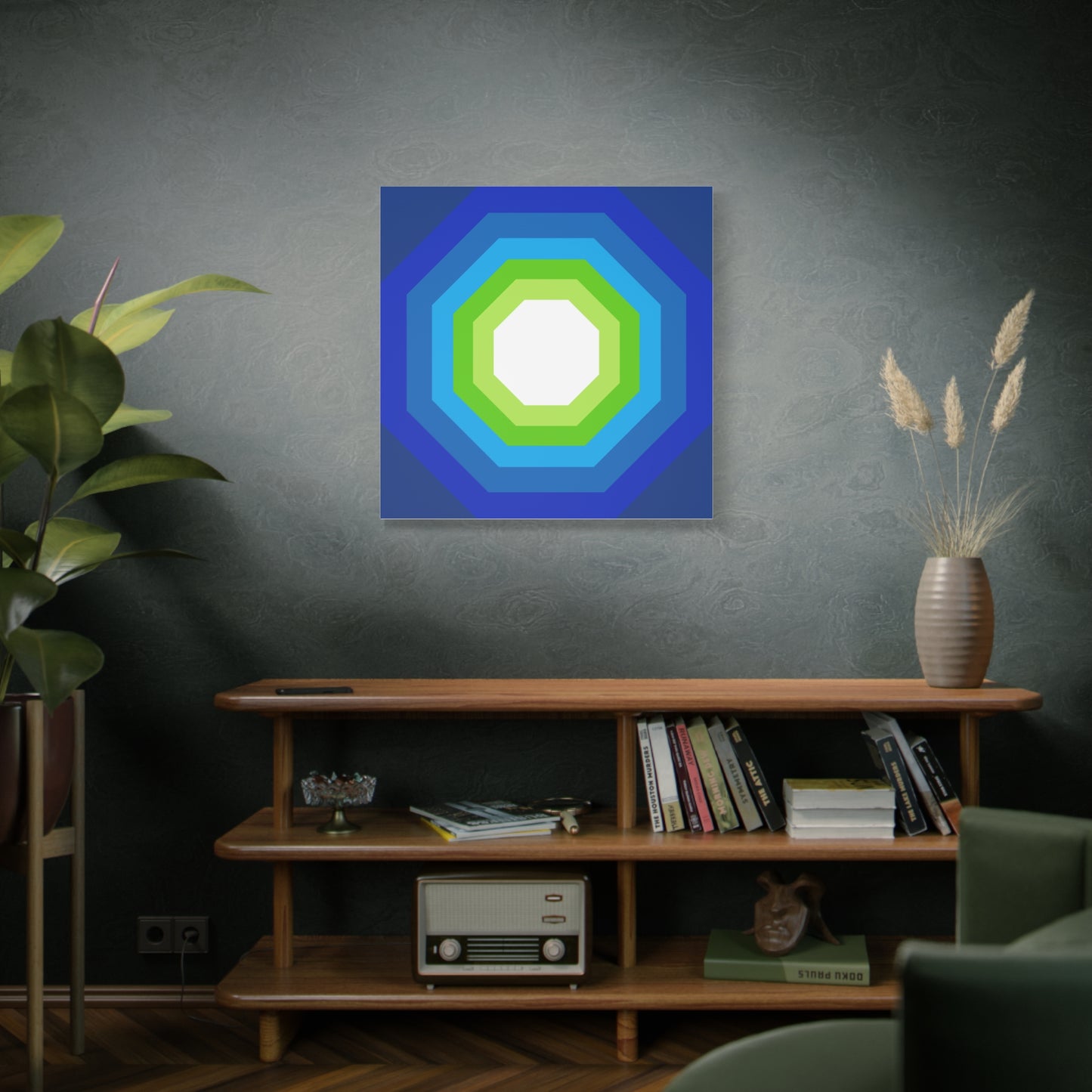 Modern Geometric Canvas Art | Bold Colors, Clean Lines, Creative Energy