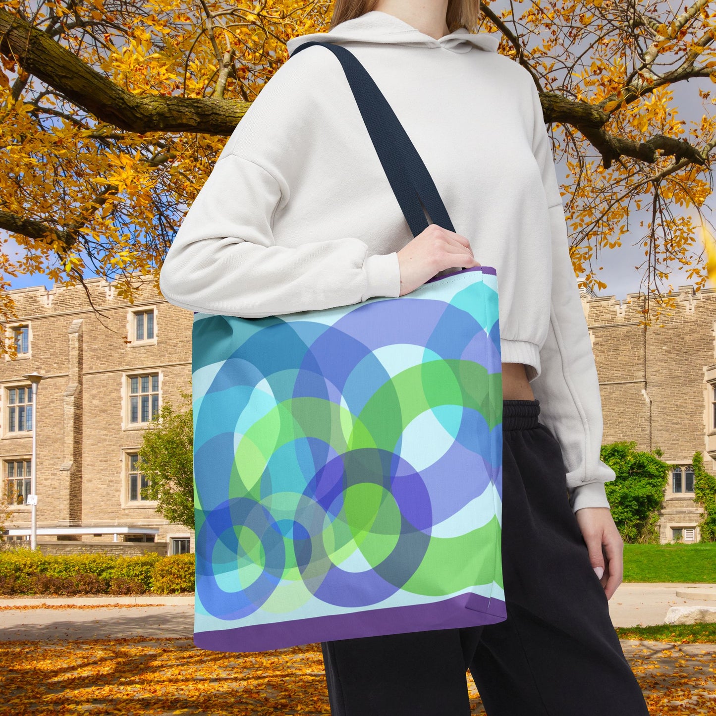 Geo Bubbles Tote Bag – 3 sizes | Playful. Modern. Lightweight.