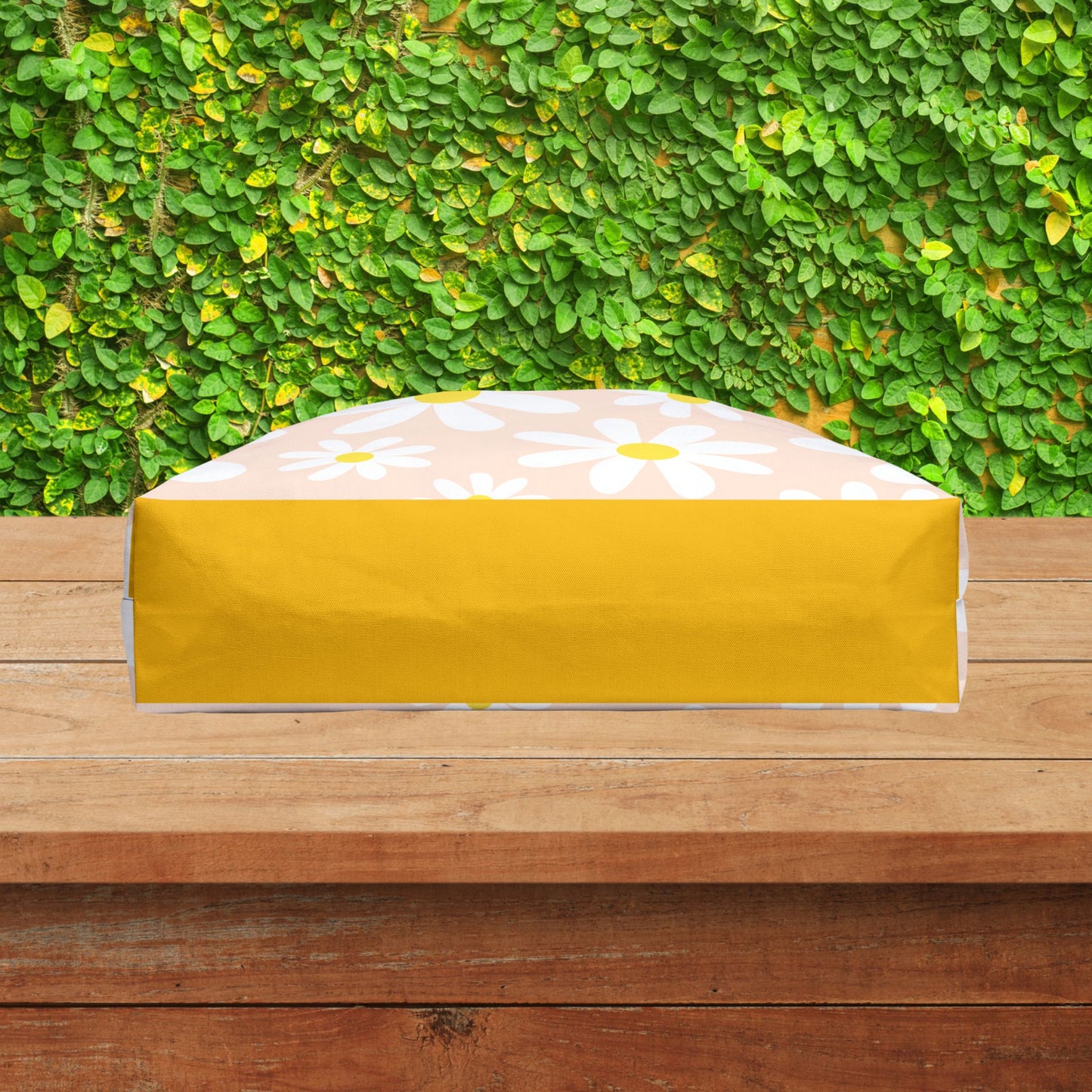 Blush Daisy XL Tote | Oversized Carry-All | Sunny Vibes