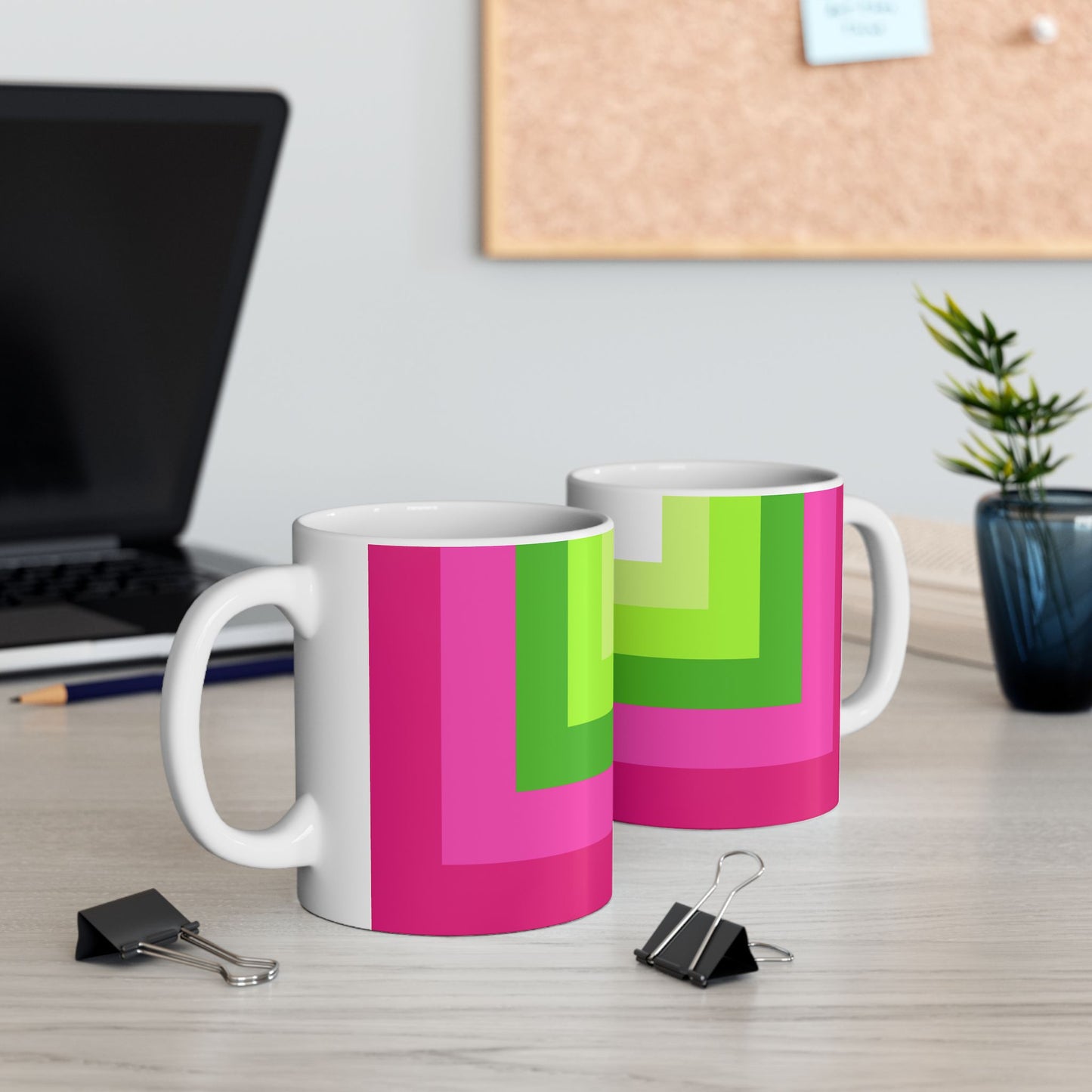 Geo Art Mug – Bold Color, Daily Joy