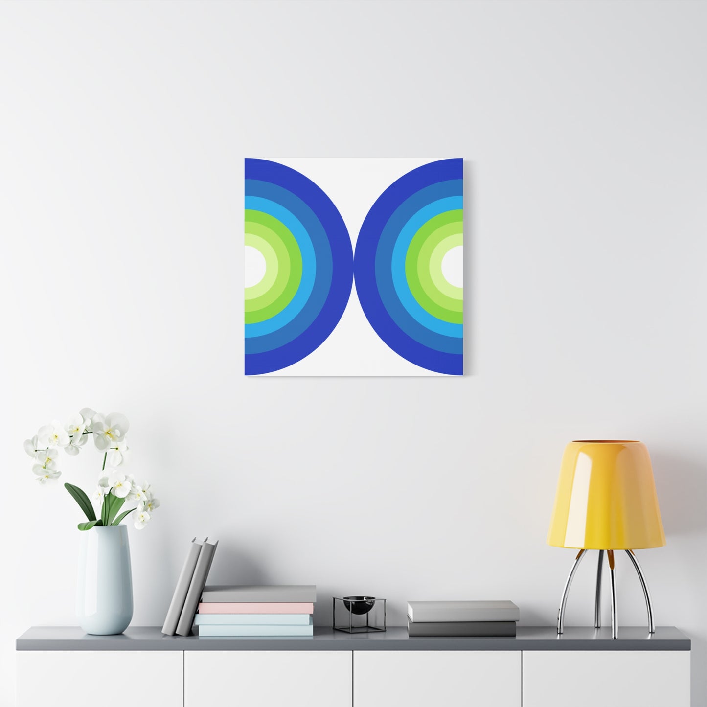 Modern Geometric Canvas Art | Bold Colors, Clean Lines, Creative Energy